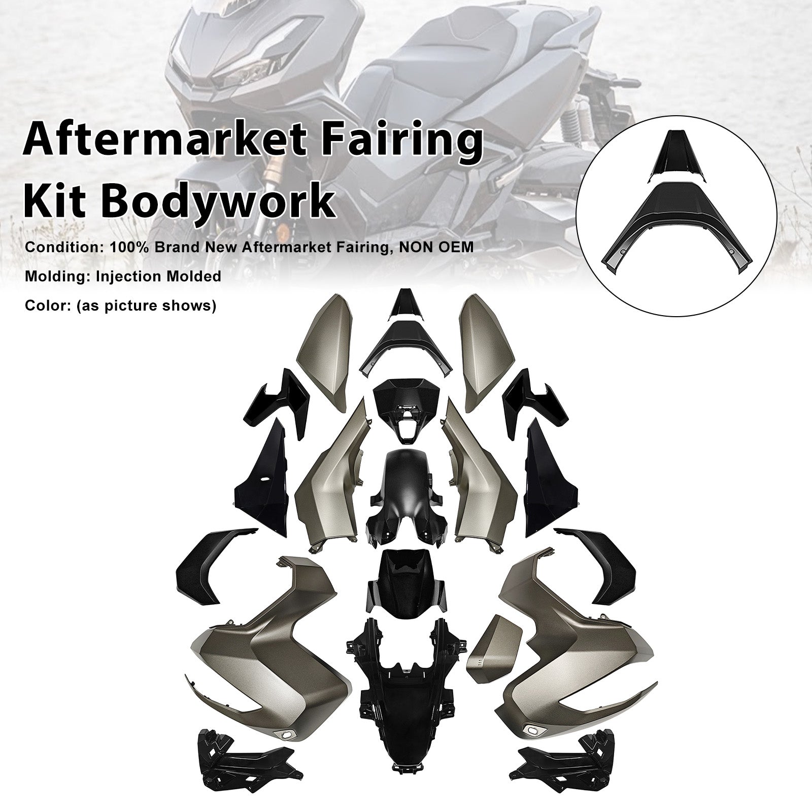 Injection ABS Plastic Bodywork Fairing Kit for 2022-2026 Honda ADV350  8 Colors