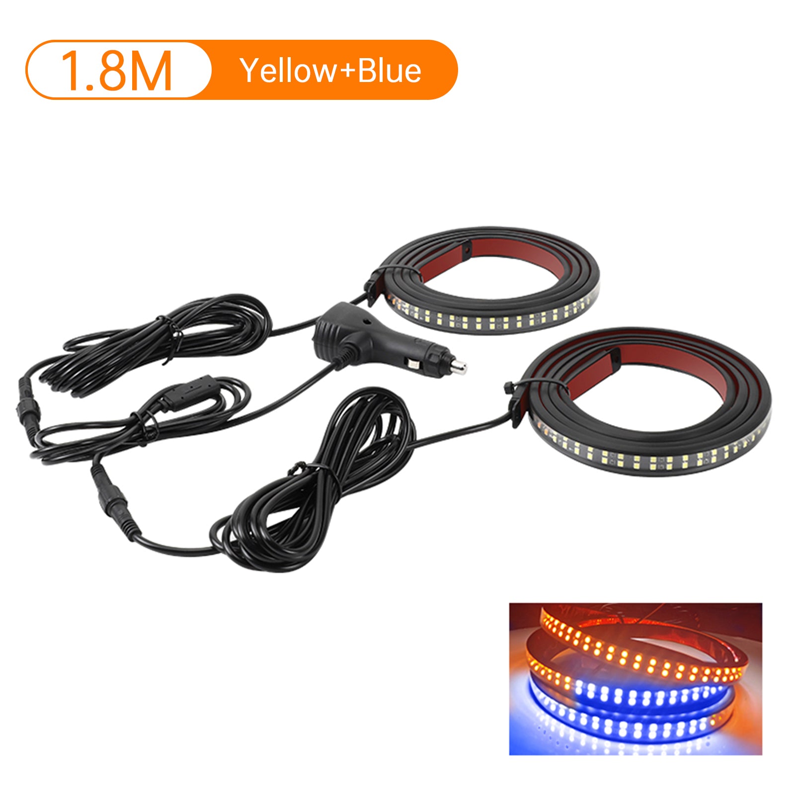 Dual Color Running Board Side Step LED Light Strips For Pickup Truck