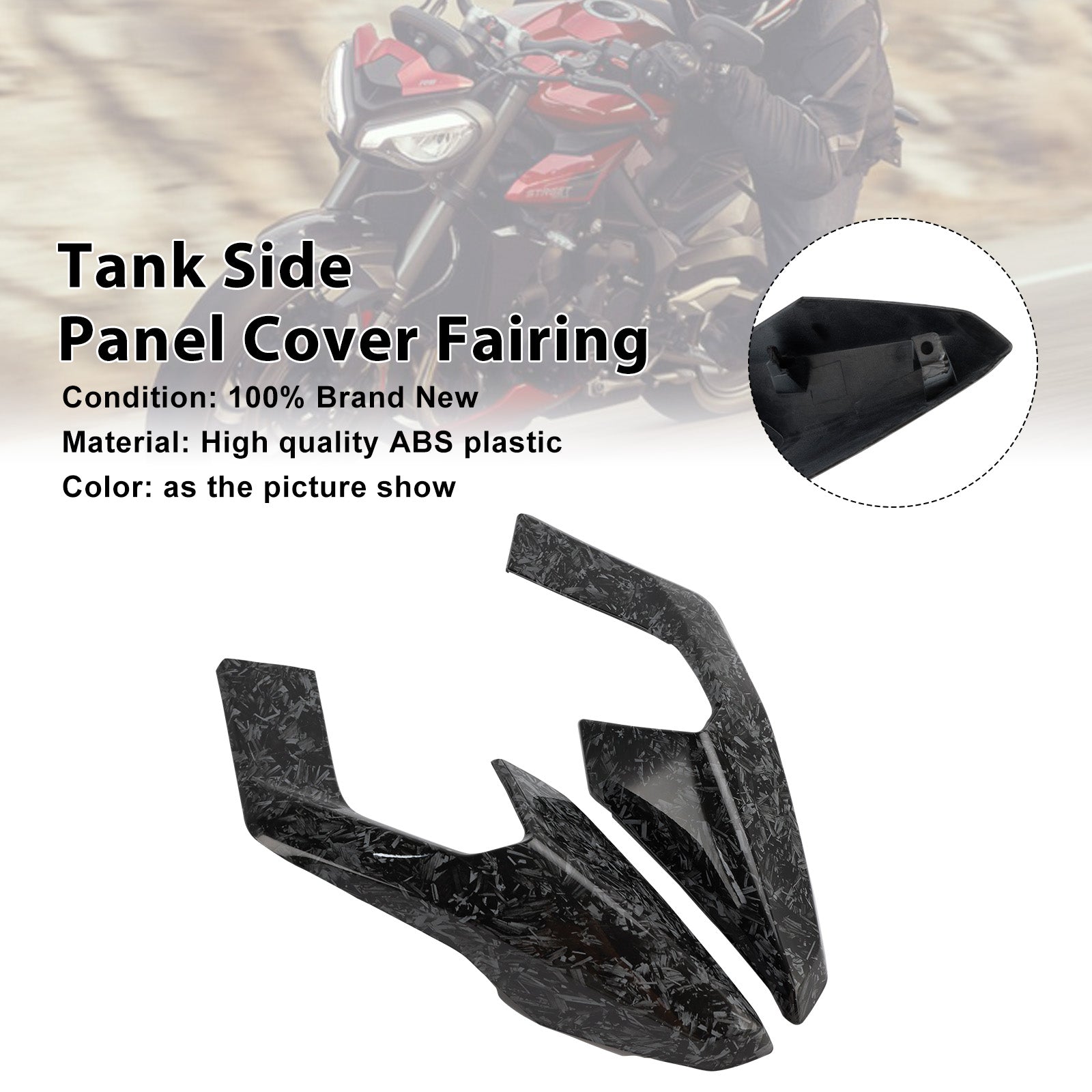 2023-2025 Street Triple 765 R/RS Tank Side Cover Panel Fairing