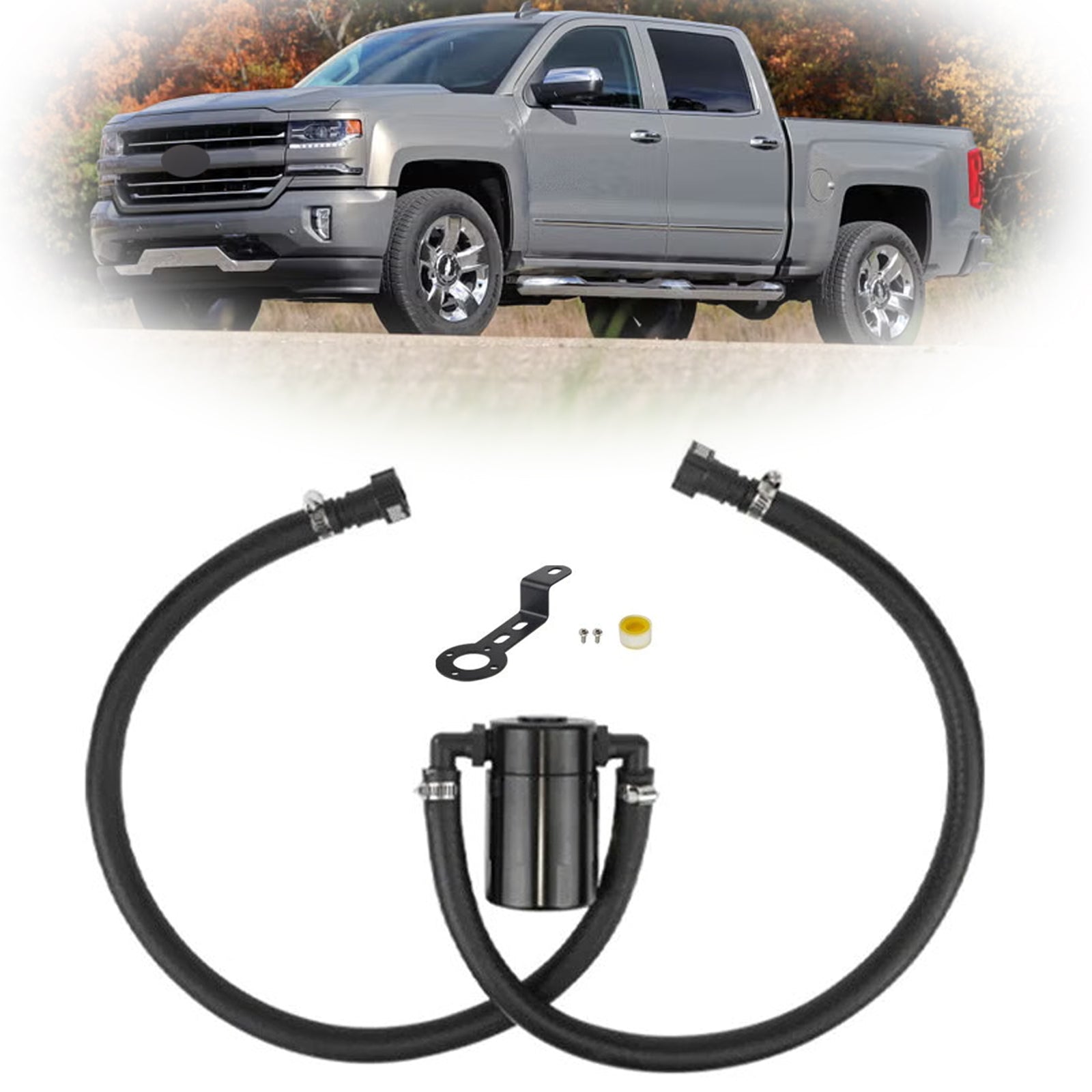 Catch Can Air Oil Separator For Chevy Silverado 2014-2018