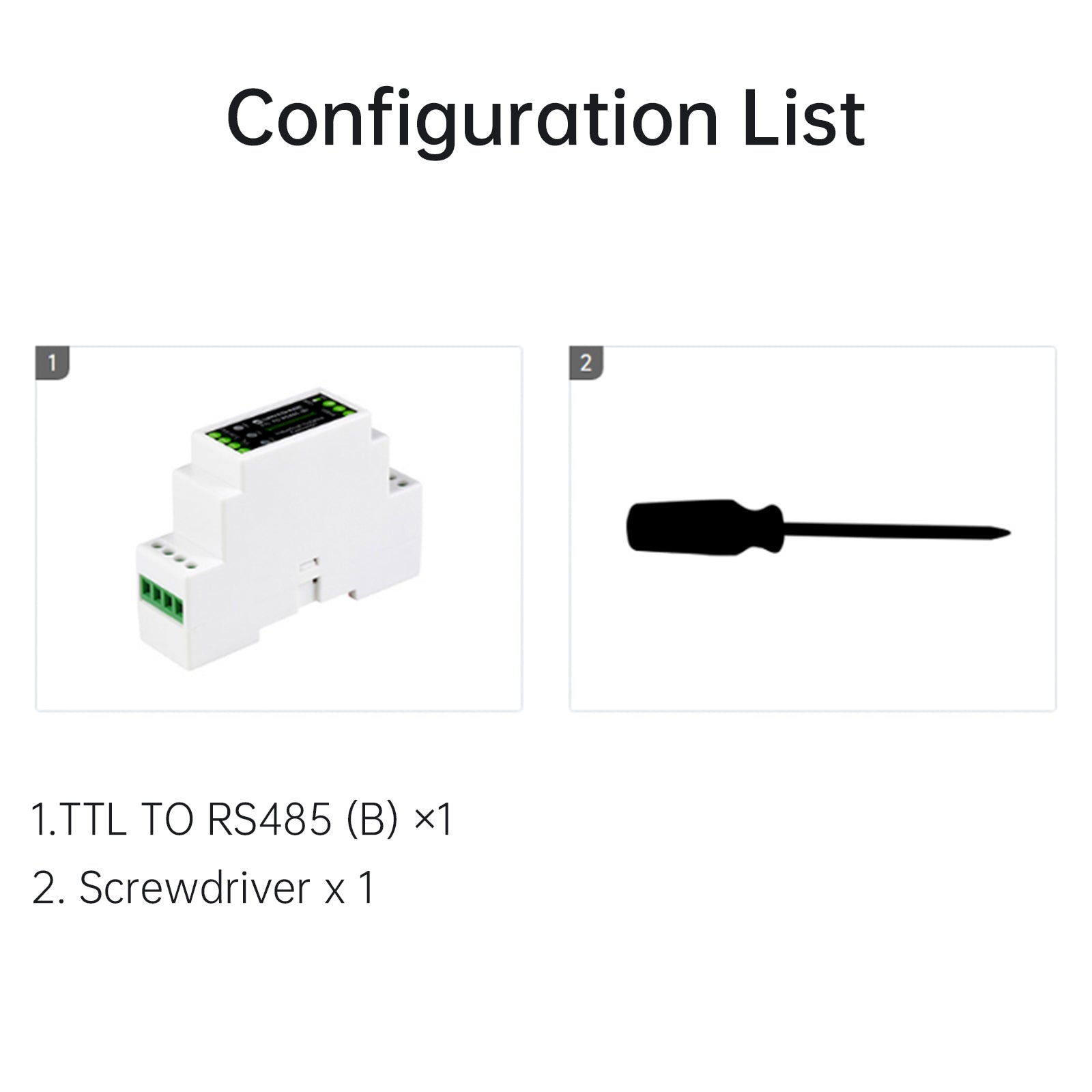 TTL to RS485 Electrical Isolation Module DIN Rail Serial Converter Surge Protect