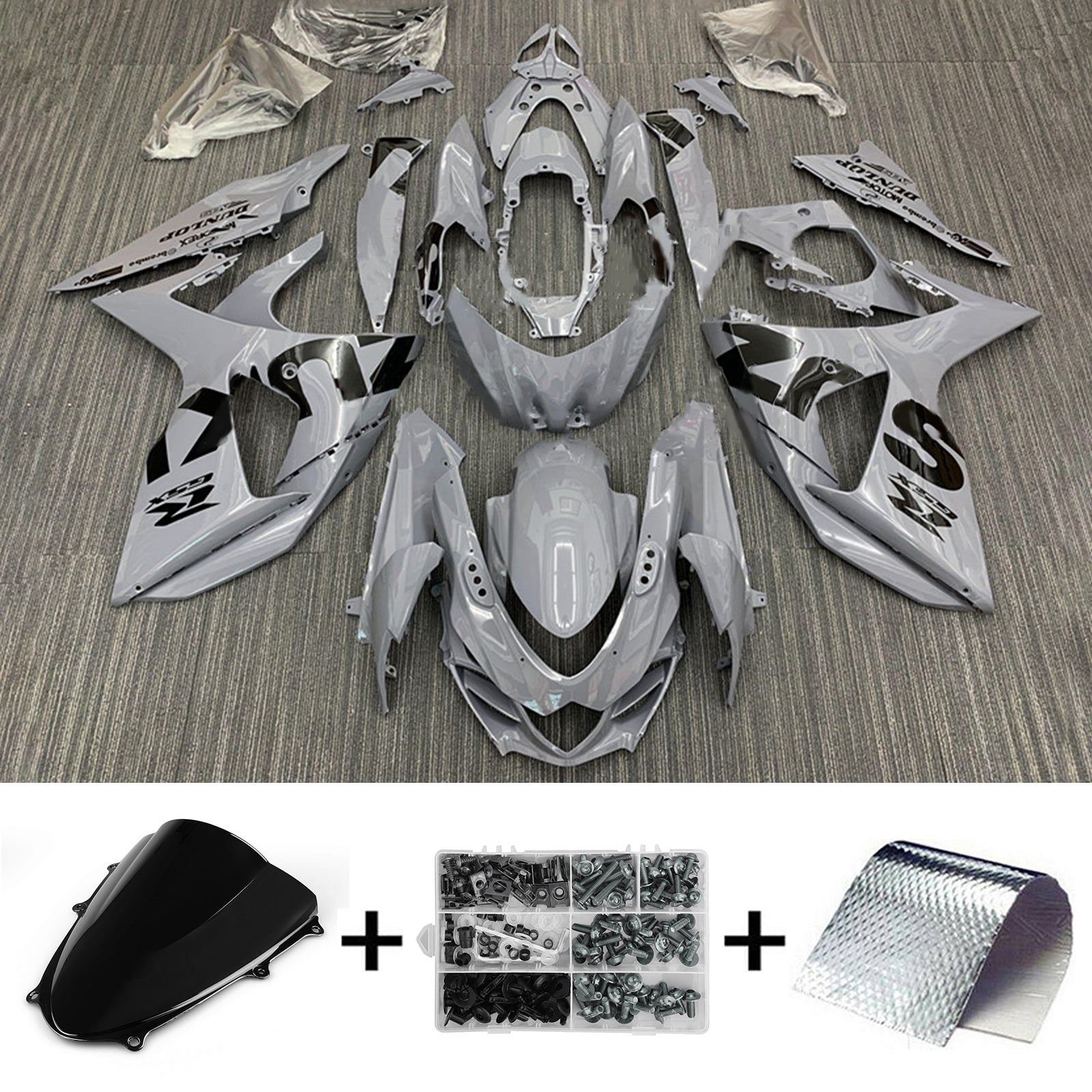 Amotopart Suzuki GSXR1000 2009-2016 K9 Fairing Kit Bodywork Plastic ABS