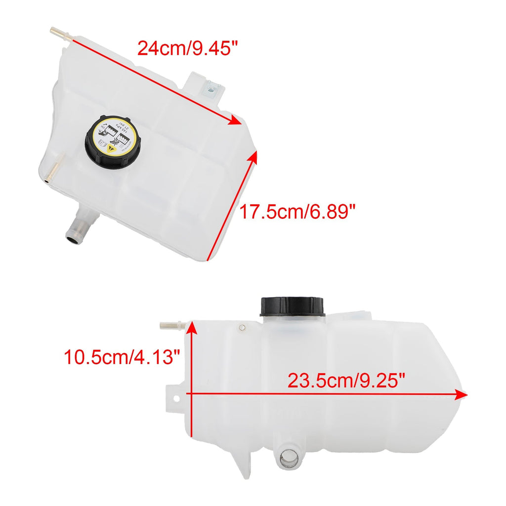 Genuine Ford Coolant Overflow Bottle Tank - FL3Z-8A080-A - For 2015-2024 F-150 - OE Spec