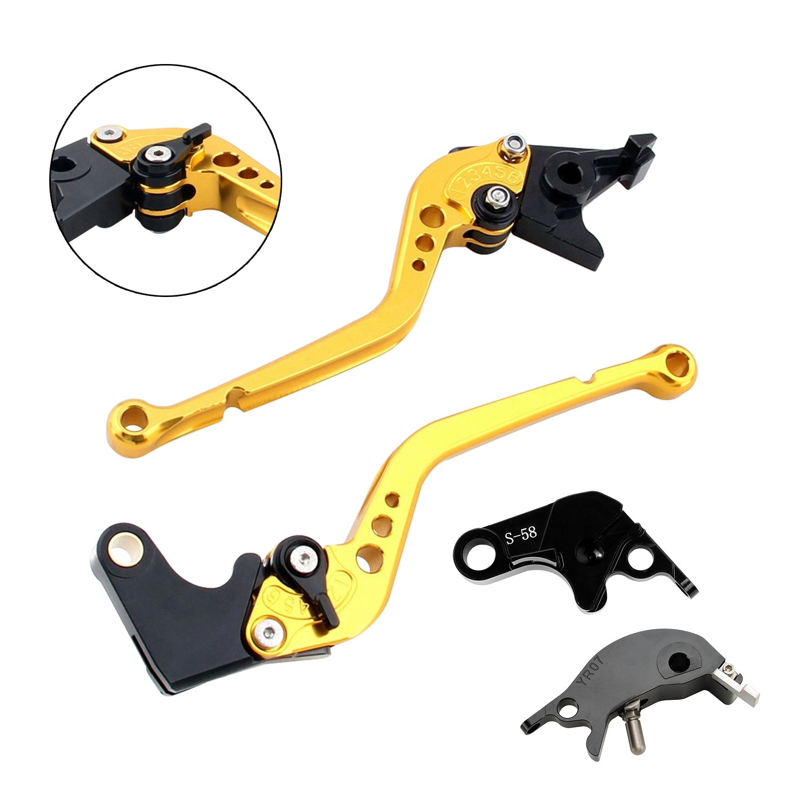 Long Clutch Brake Lever fit for YAMAHA YZF R7 MT-10/SP FZ-10/SP 2022-23