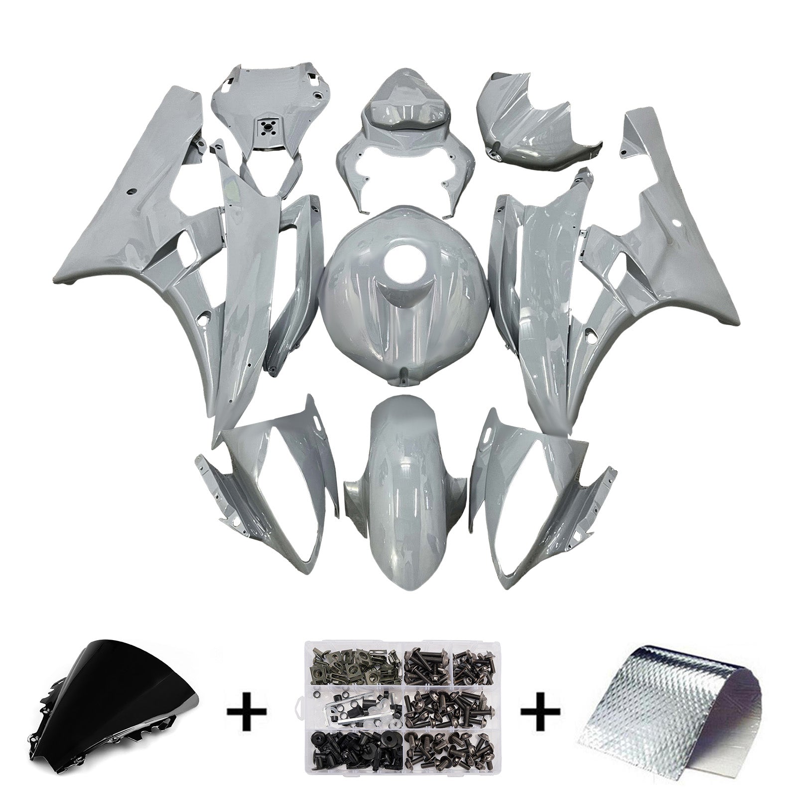 Injection Fairing Kit Bodywork Plastic ABS For Yamaha YZFR6 YZF-R6 2006-2007