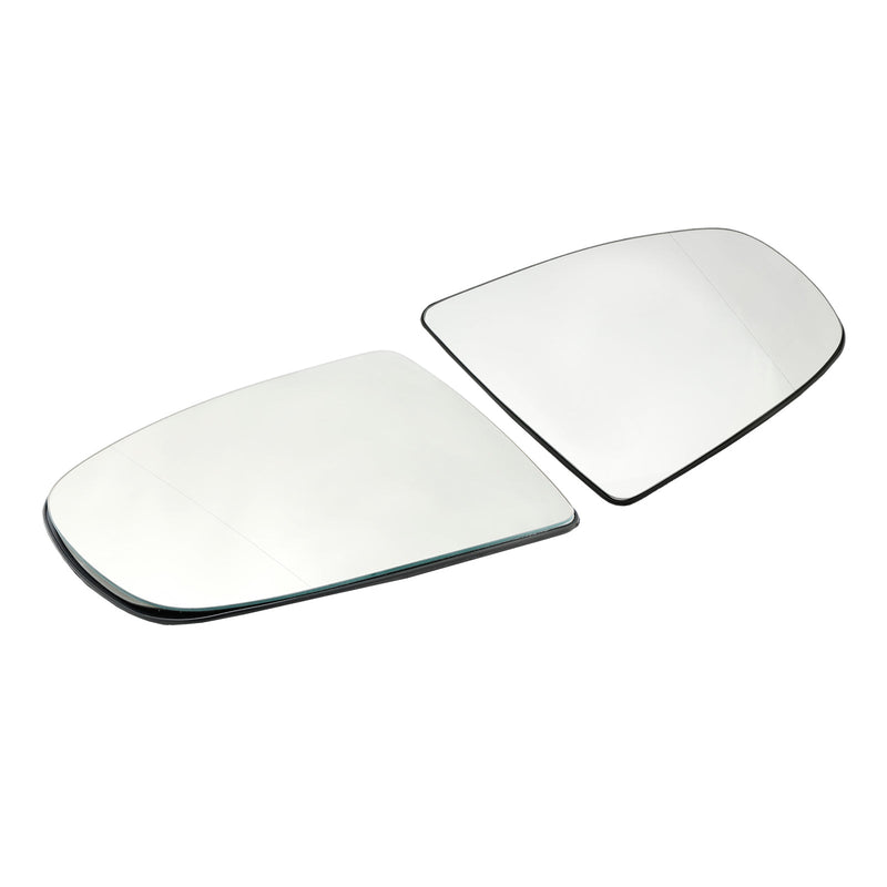 1 Pair Mirror Glass with Heated Wing for BMW X5 X6 E70 E71 E72 08-14