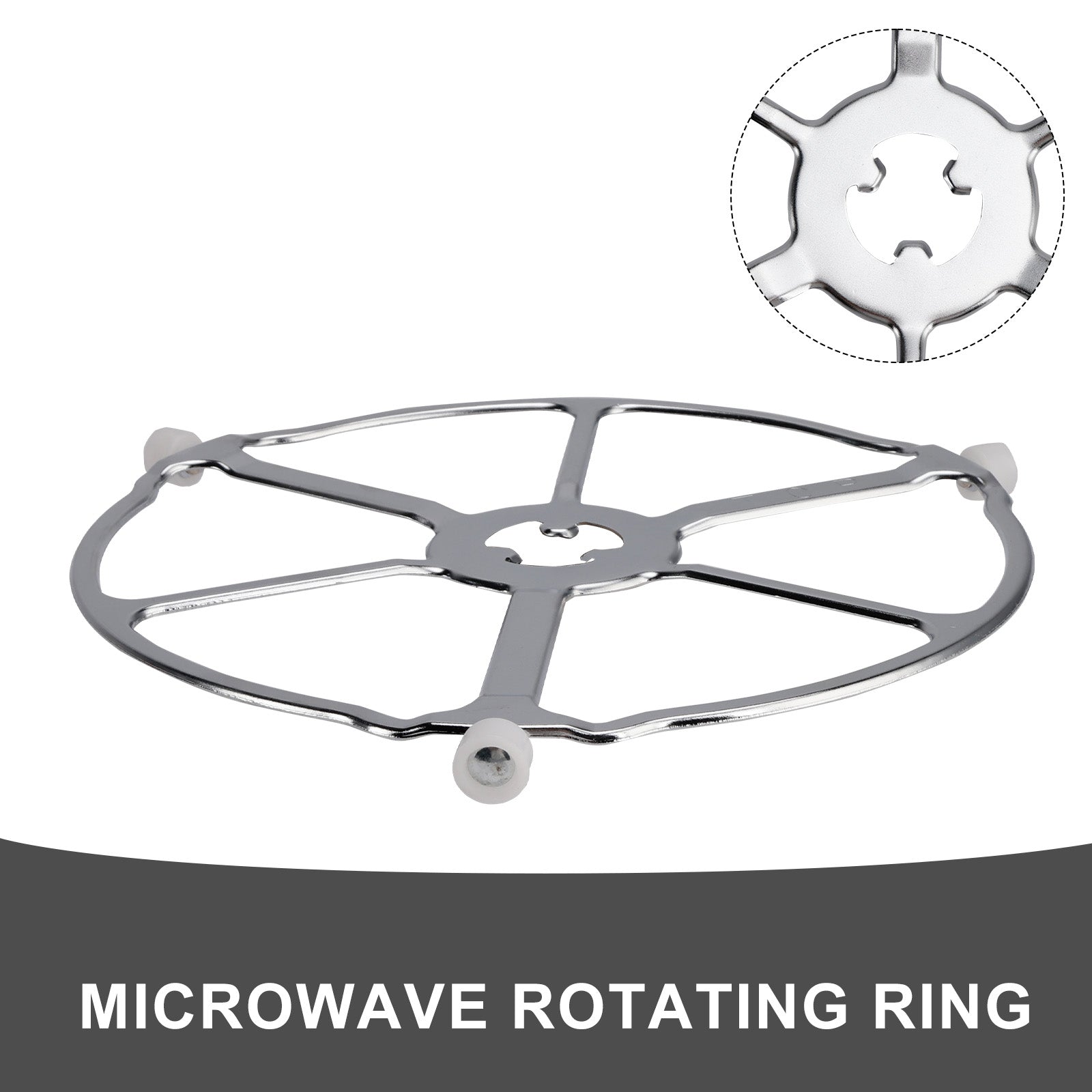 GE Microwave Oven ROLLER RING TRAY SUPPORT WB02X32600 WB06X10651