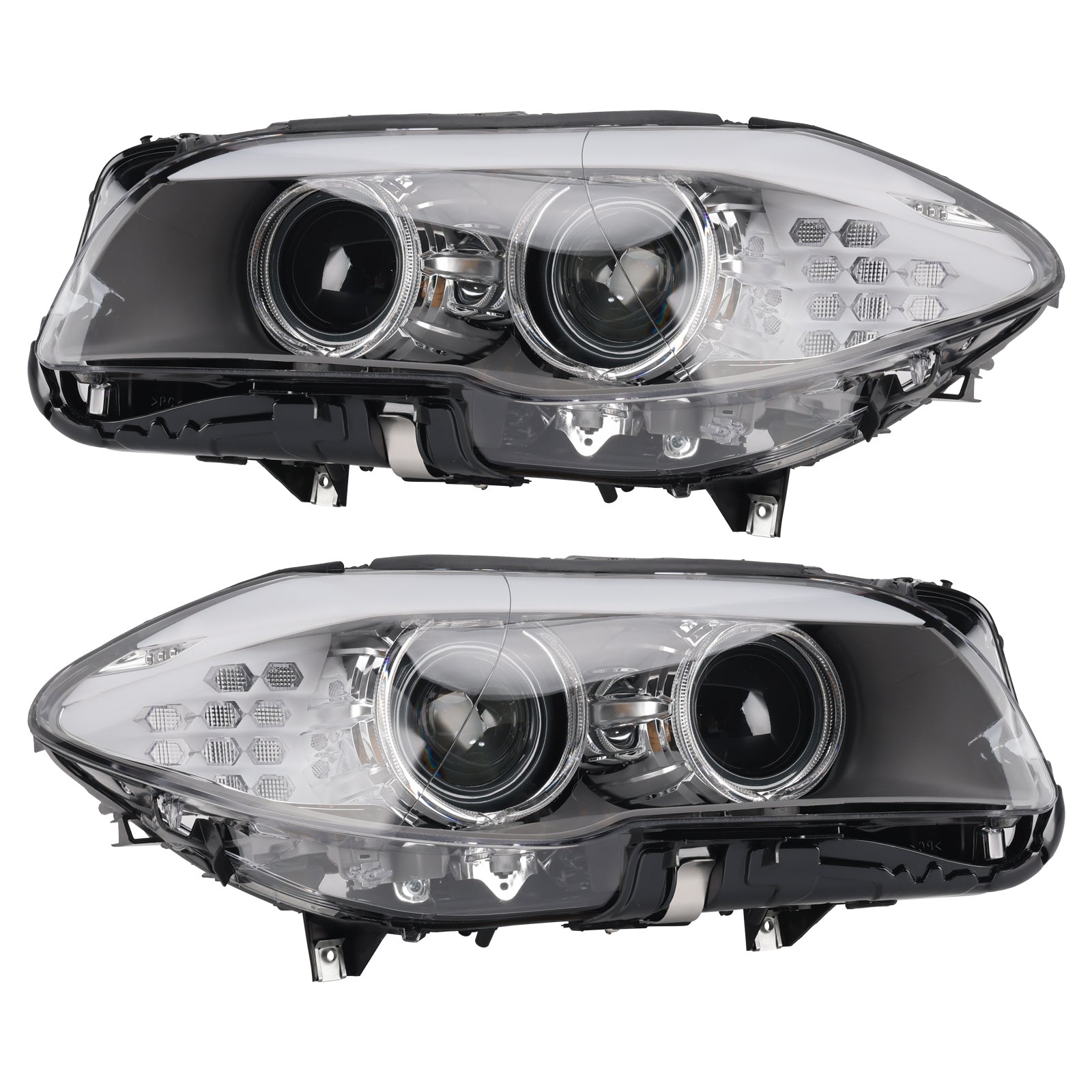 2010-2013 For BMW 5 Series F10 Saloon Xenon LED DRL Left+Right Headlight W/O AFS