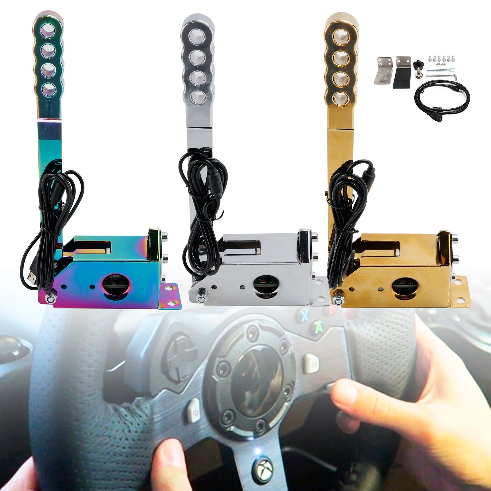 For Racing Games G25/G27/G29/T300/T500 For Assetto PC 14Bit SIM USB Handbrake