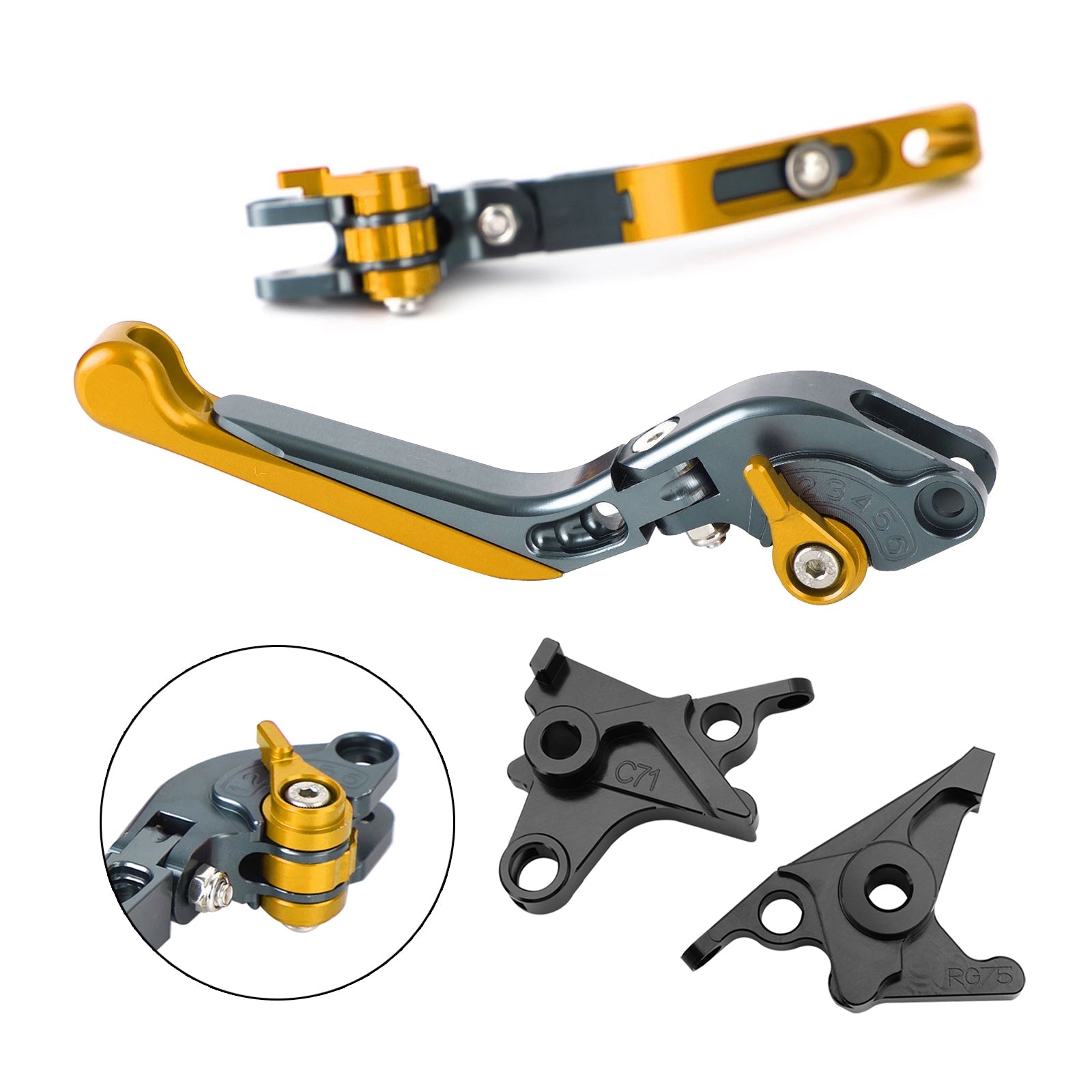 BMW R Nine T /Pure /Racer 2017-2023에 적합한 조절 식 클러치 브레이크 레버