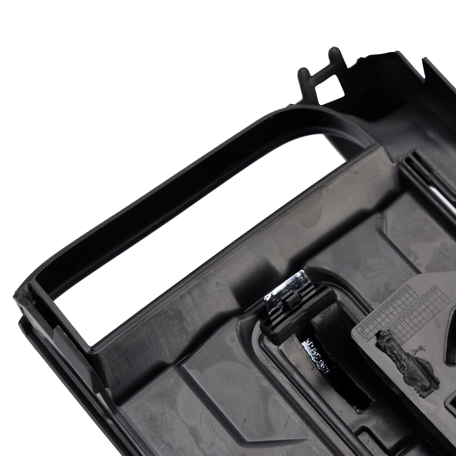 2023+  Audi A6 C8PA S-Line S6 2PCS Front Bumper Fog Light Grille Trim Black Chrome