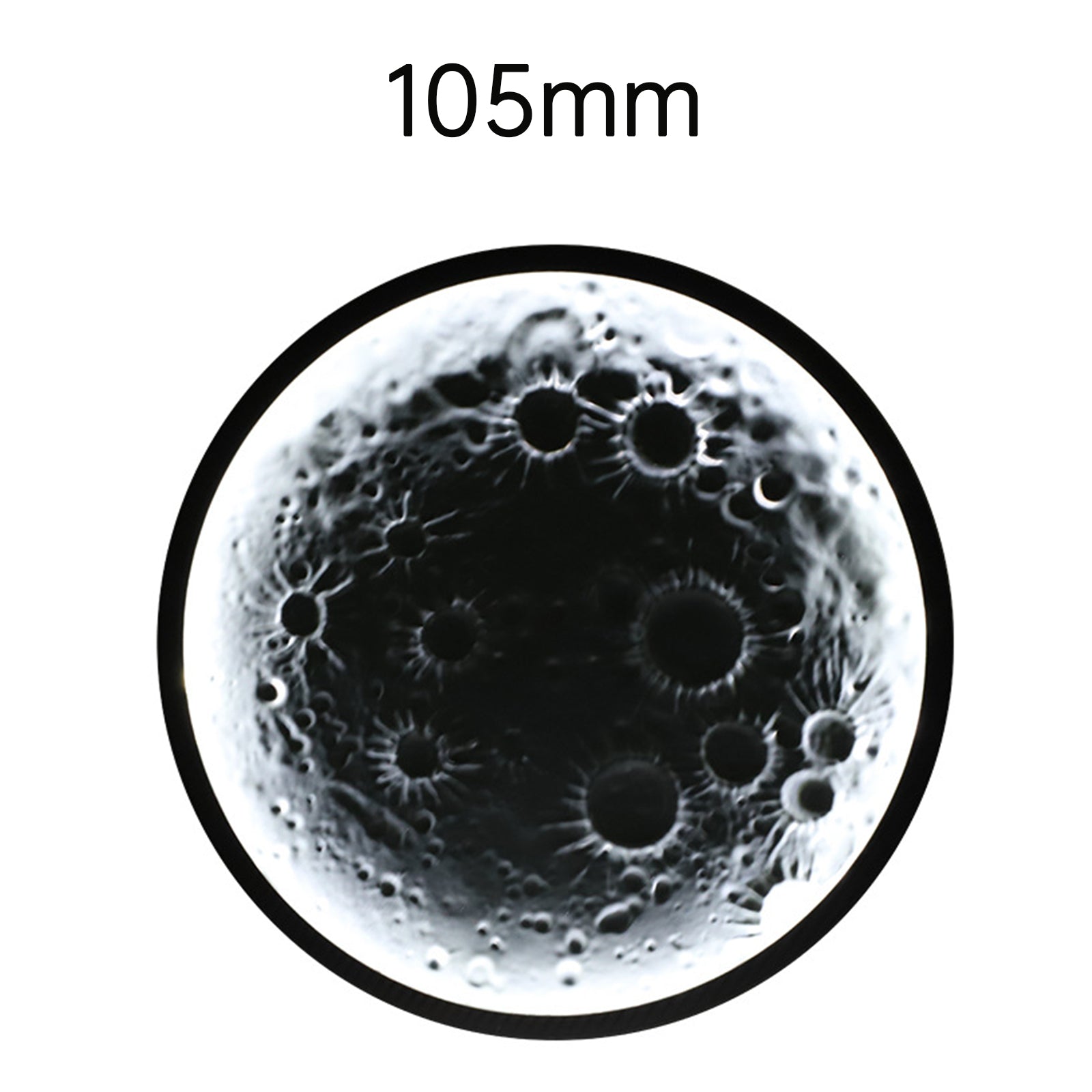 Car Rear Window Lamp Side Lamp Embossed Moon Decorative Lamp