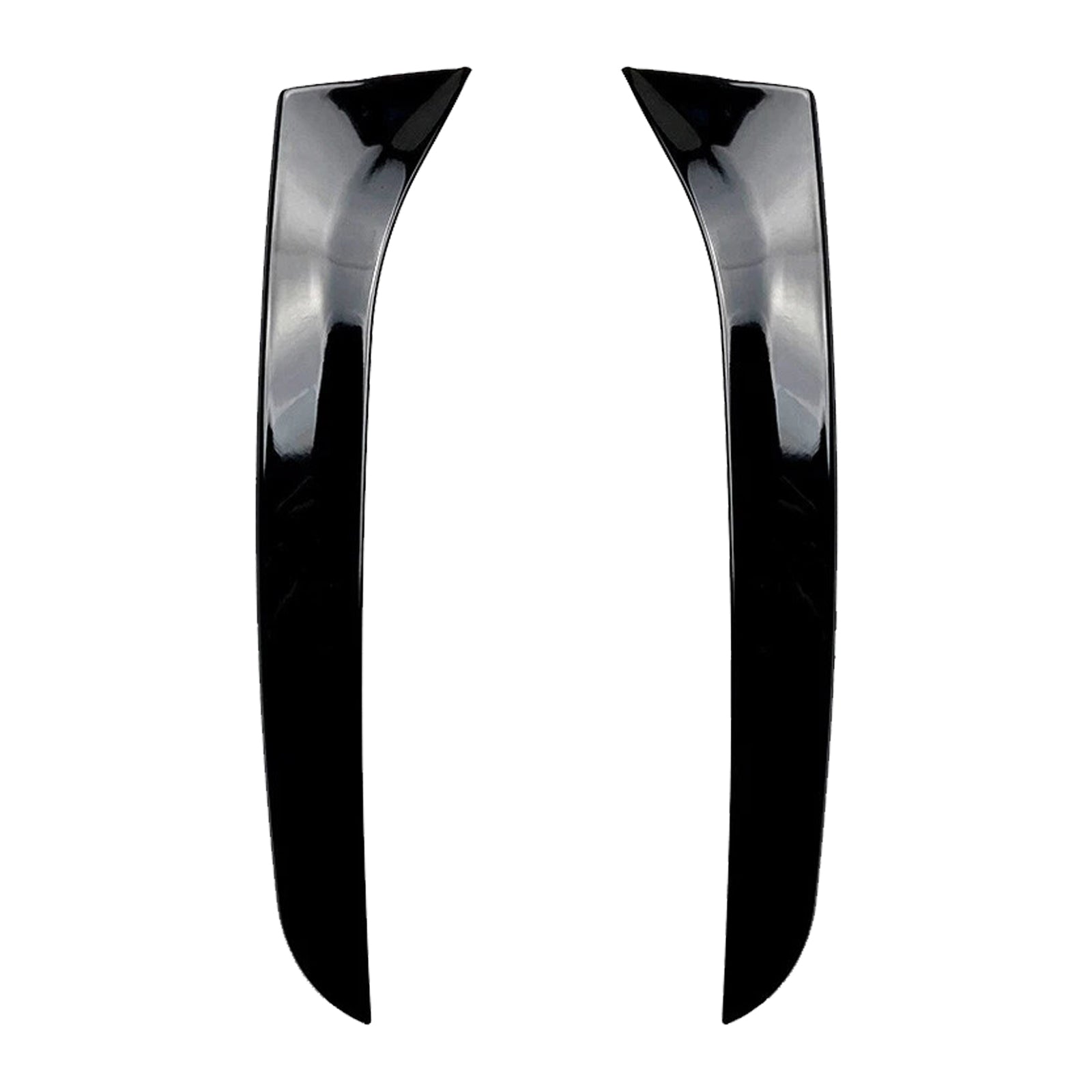 Gloss Black Pair Rear Window Side Wing Spoiler For VW Passat B7 Wagon 11-15