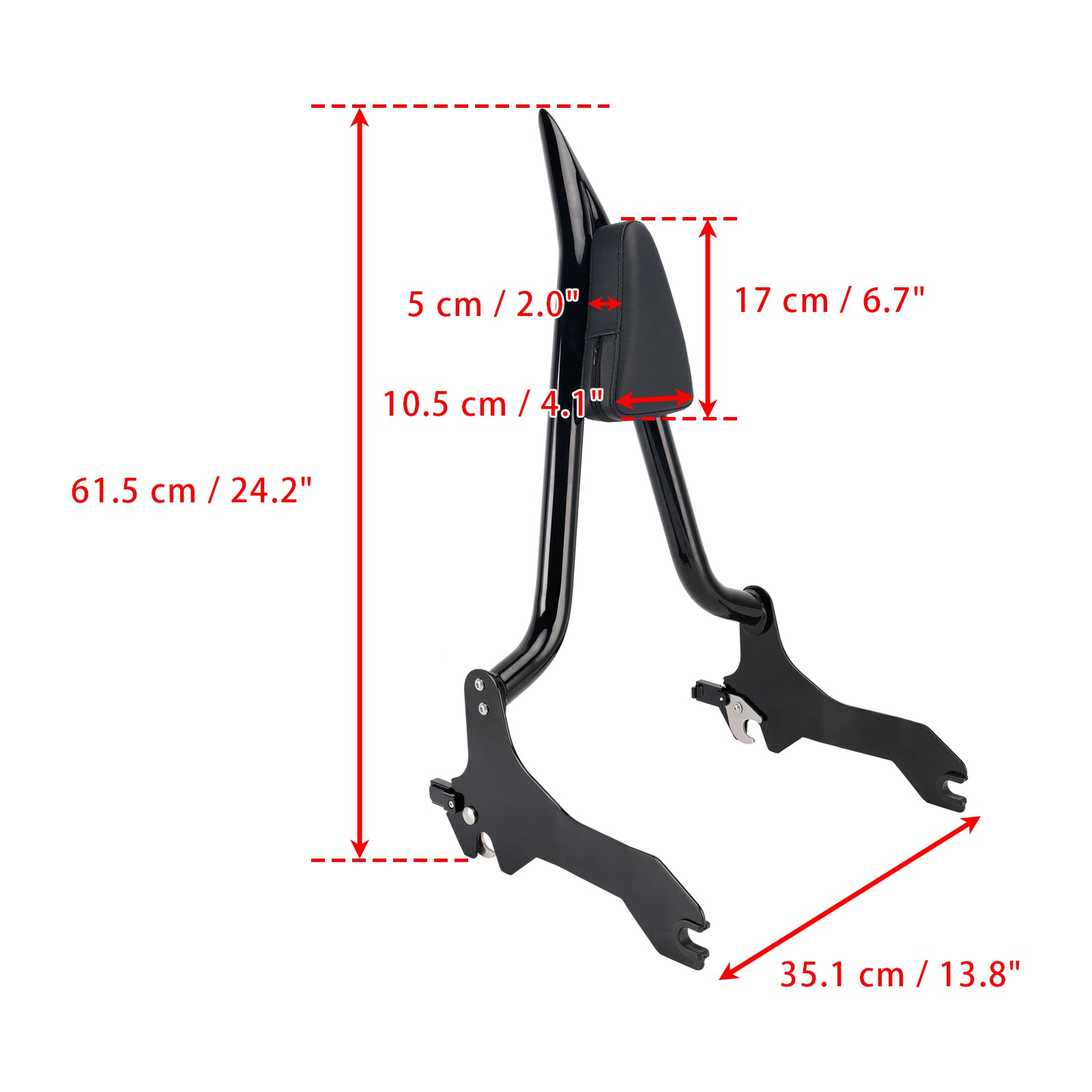 2018+ Softial Breakout 114 FLFB FLFBS FXBR RXBRS Passenger Sissy Bar Backrest