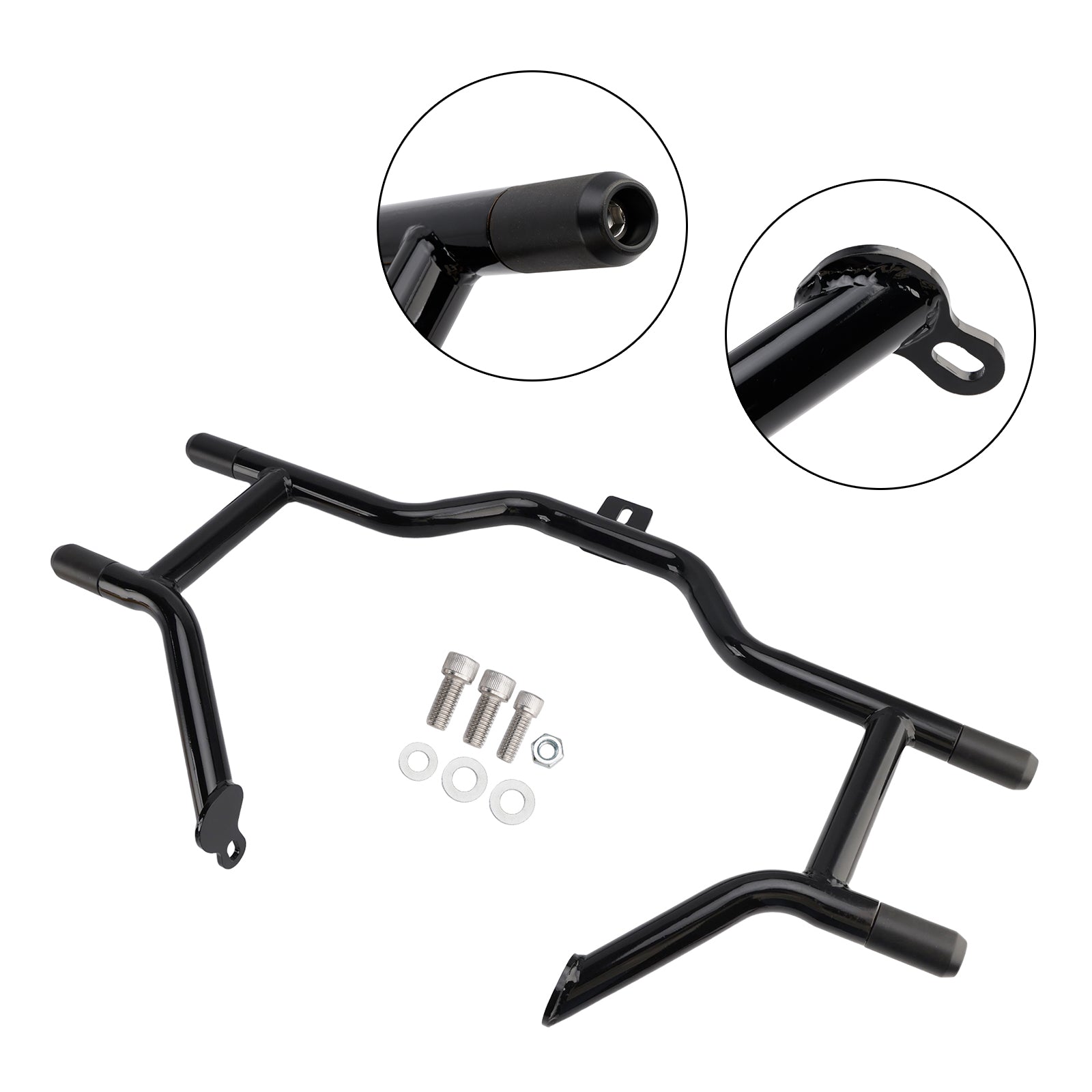 2015-2024 For Harley Freewheeler FLRT Engine Guard Crash Bar Frame Protector Bumper Black