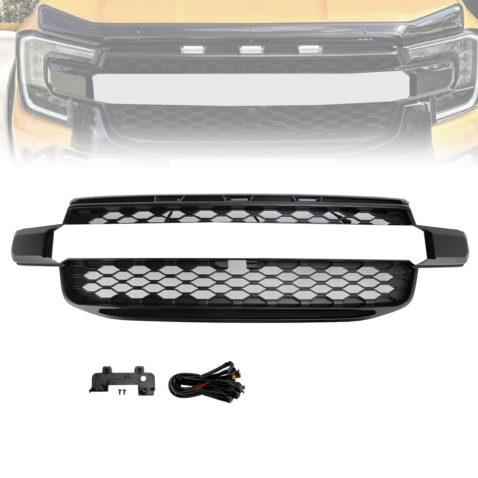 Ford Ranger Everest Next Gen Wildtrak 2023-2025 Front Bumper Grill Grille