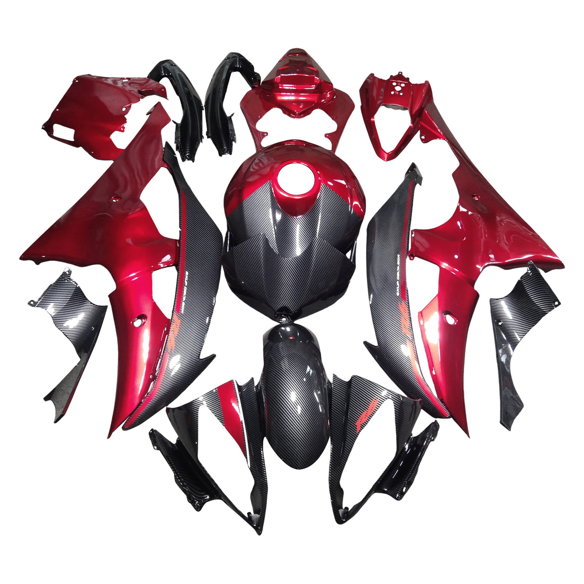 Injection Fairing Kit Bodywork Plastic ABS For Yamaha YZFR6 YZF-R6 2008-2016