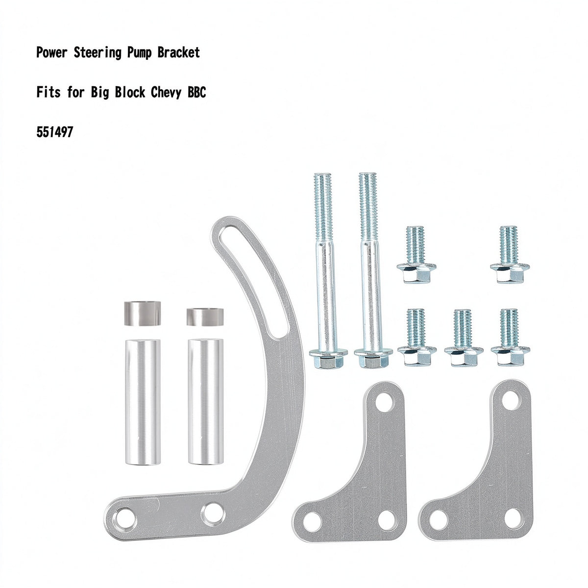 Power Steering Pump Bracket Kit Fit Chevy SBC 305 327 350 Small Block