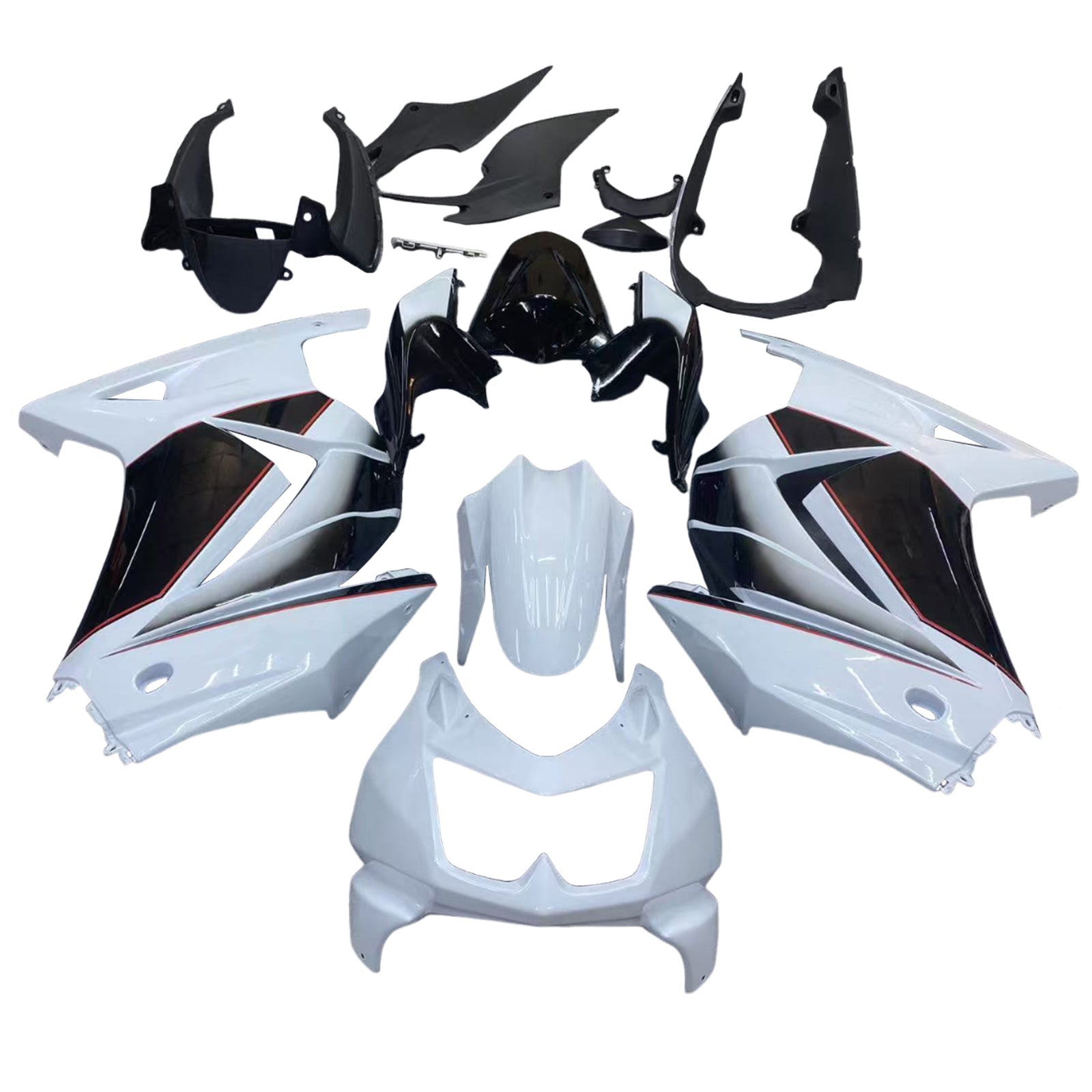 2008-2012 EX250 / Ninja 250R Bodywork Fairing ABS Injection Molded Plastics 4 Colors Generic