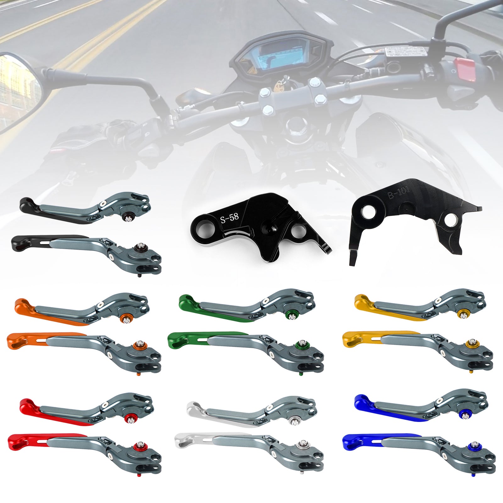 Adjustable Clutch Brake Lever fit for YAMAHA YZF R7 MT-10/SP FZ-10/SP 2022-23