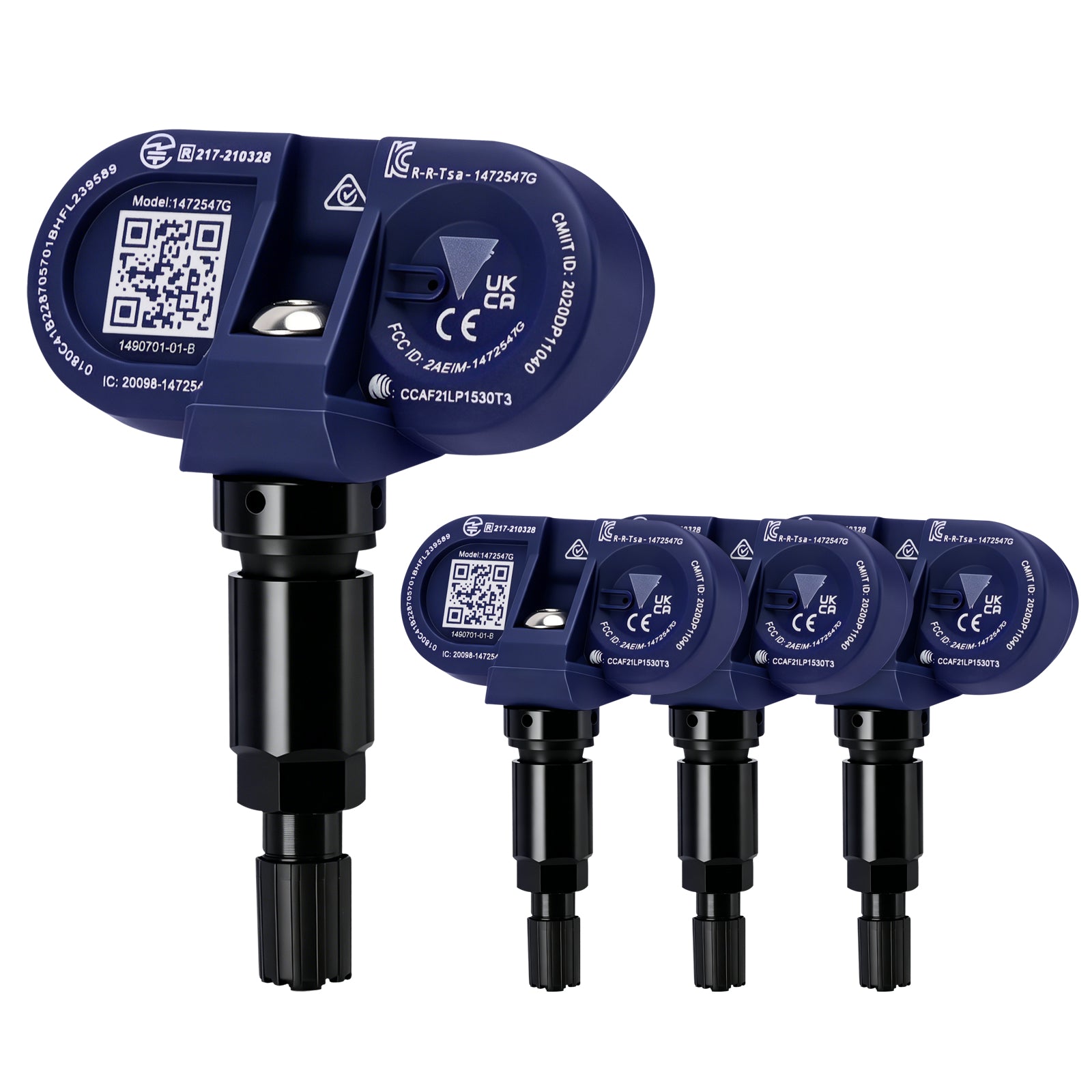 2021-2024 Tesla Model 3 / S / X / Y 4Pcs Bluetooth TPMS Tire Pressure Sensor