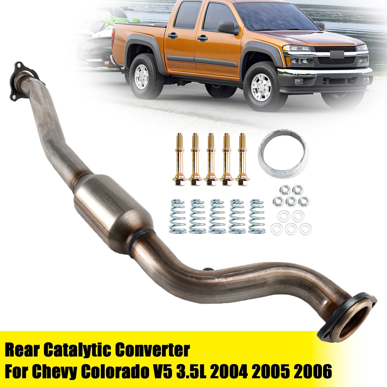 2004 2005 2006 Chevrolet Colorado V5 3.5L Rear Catalytic Converter 24234