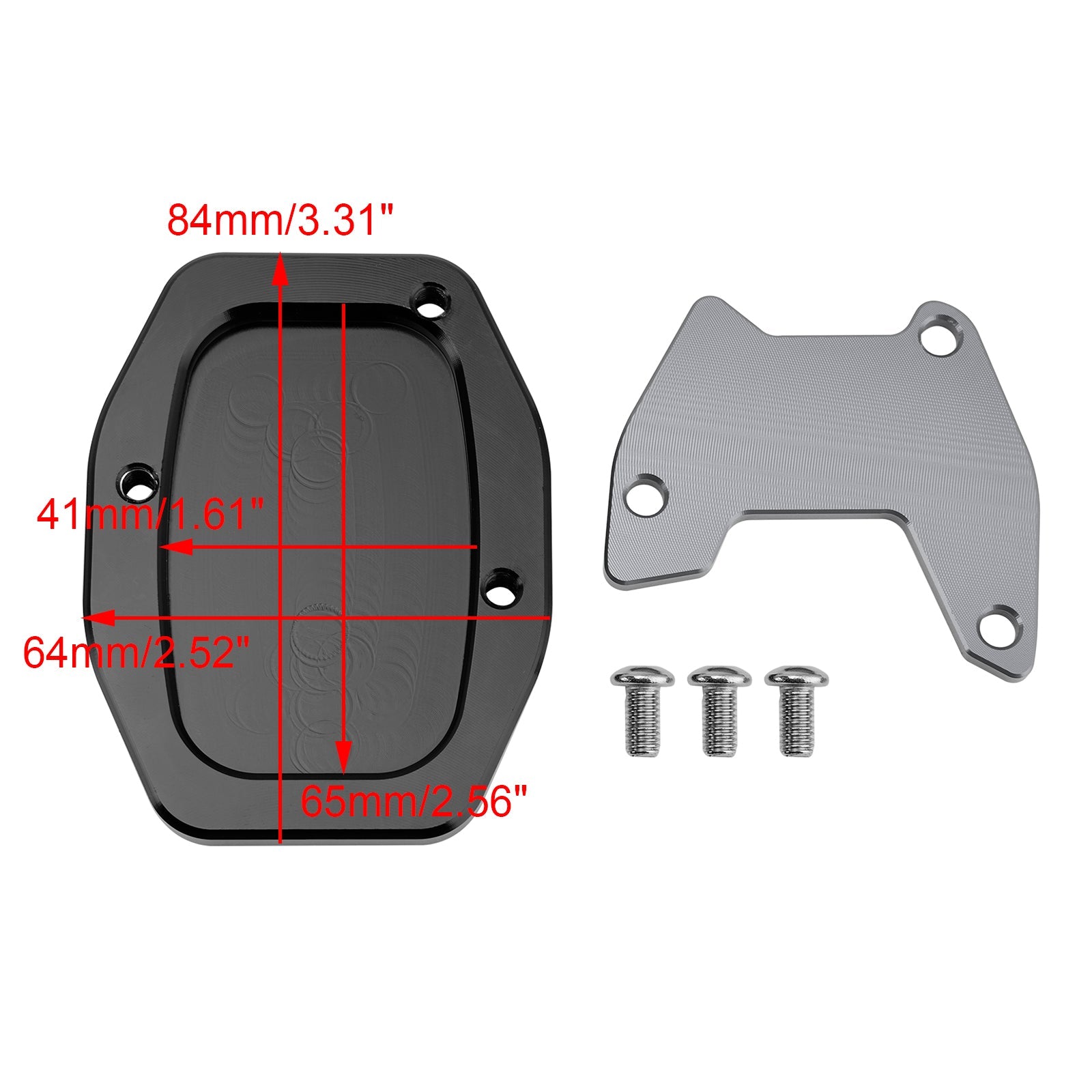 Kickstand Enlarge Plate Pad fit for Honda X-ADV 750 NSS750 2021-2025 Foza 750 2021-2023