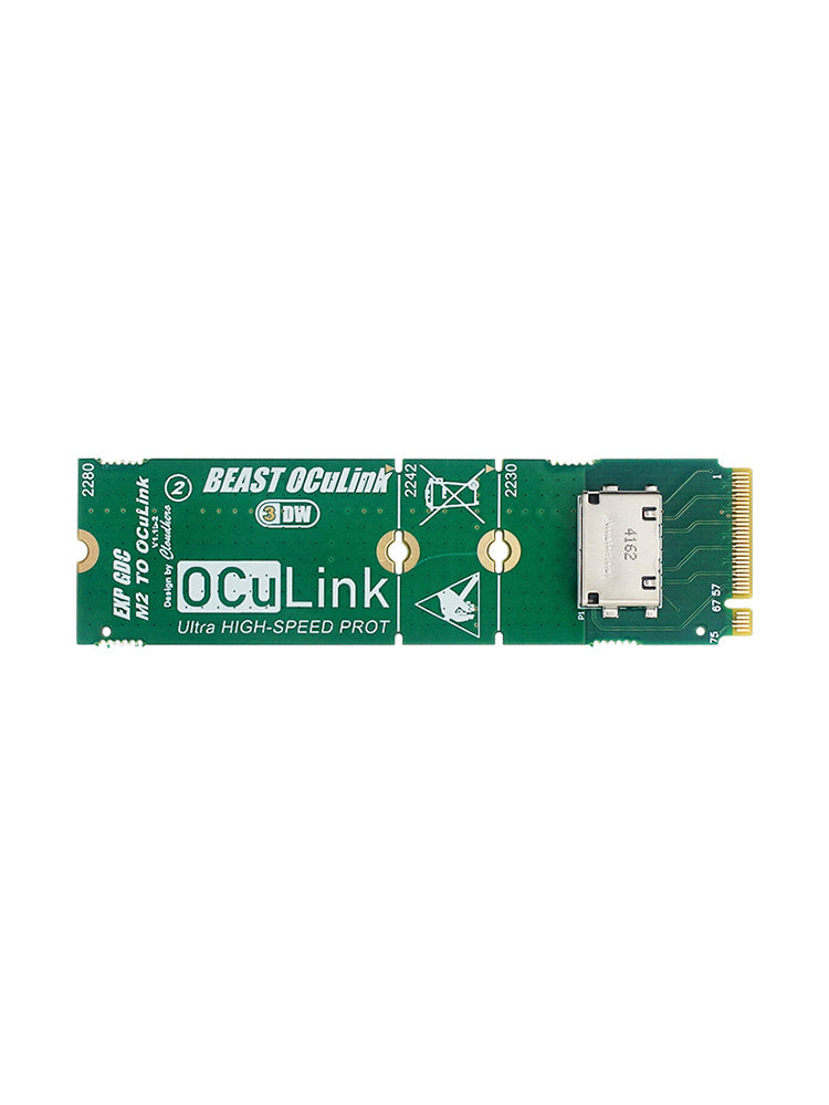 M.2 to OCuLink Adapter Board M.2 M KEY to OCULINK Interface Conversion Board
