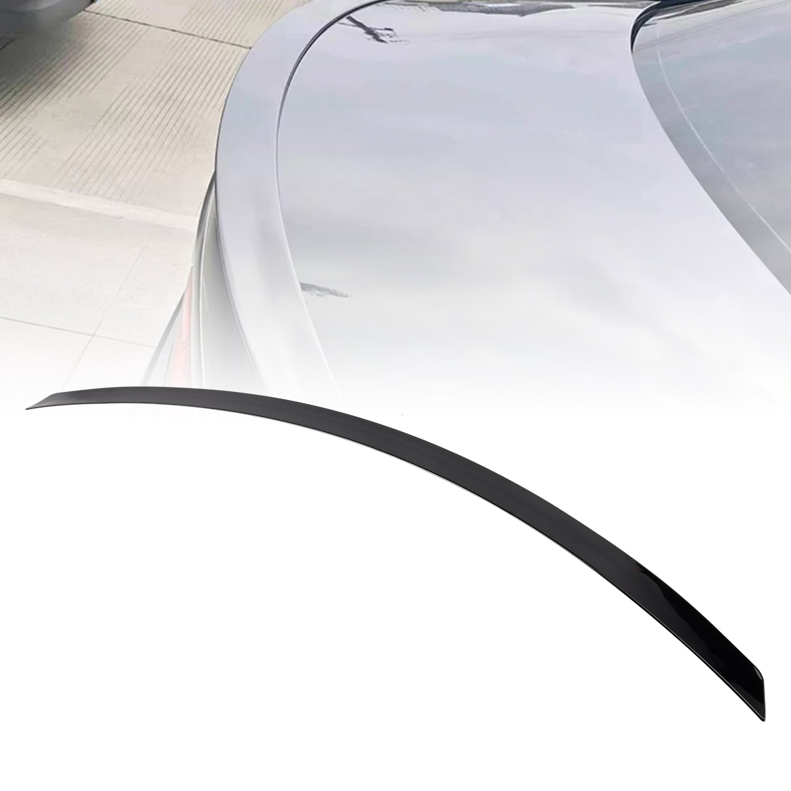 2021-2025 Mercedes-Benz S-Class W223 Gloss Black Rear Boot Spoiler