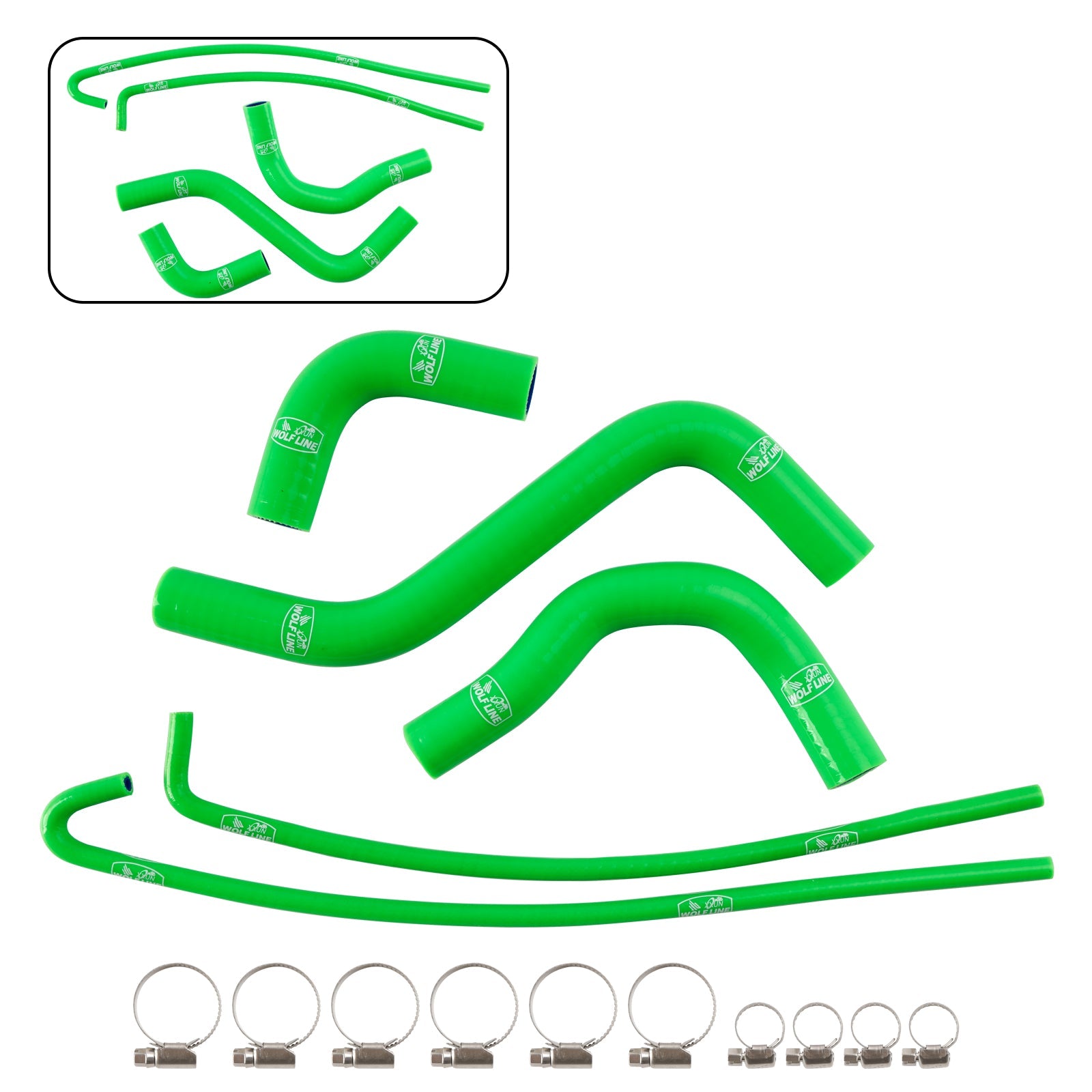 Silicone Radiator coolant Hose kit For Kawasaki Z900 Z900RS 2017-2025