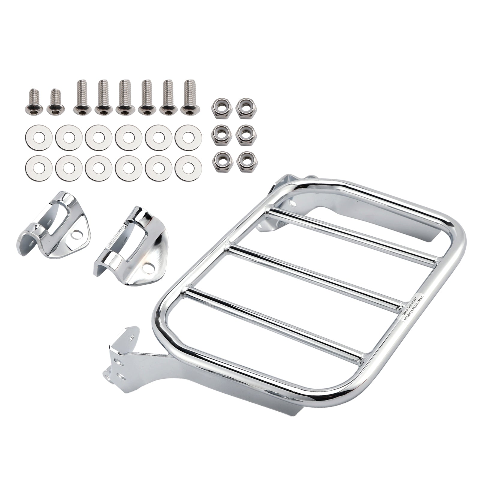 Chrome Sissybar Luggage Rack For Softail FLSB FXFB FXFBS FXLR FXLRS models 18-25