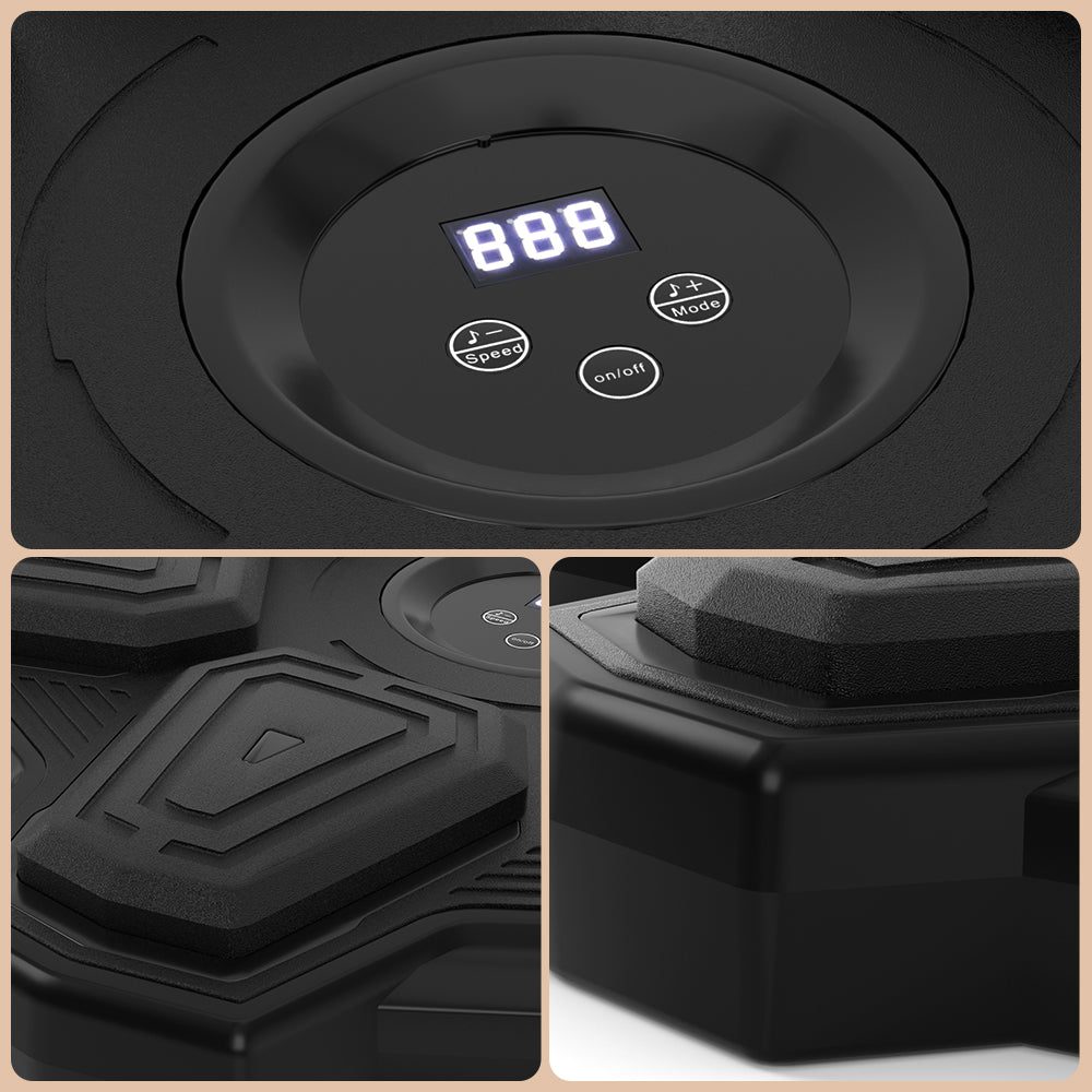 Perfect for Home & Office Workouts Colorful LED Music Punching Machine with Gloves – Bluetooth Boxing Trainer Wall-Mounted for Adults