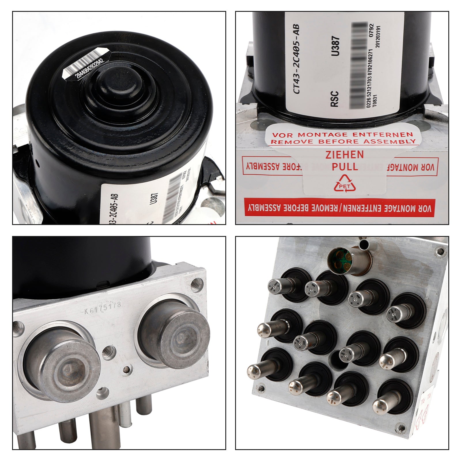 2011-2013 Ford Edge ABS Anti-Lock Hydraulic Unit Motor CT43-2C405-AB CT43-2C405-AC