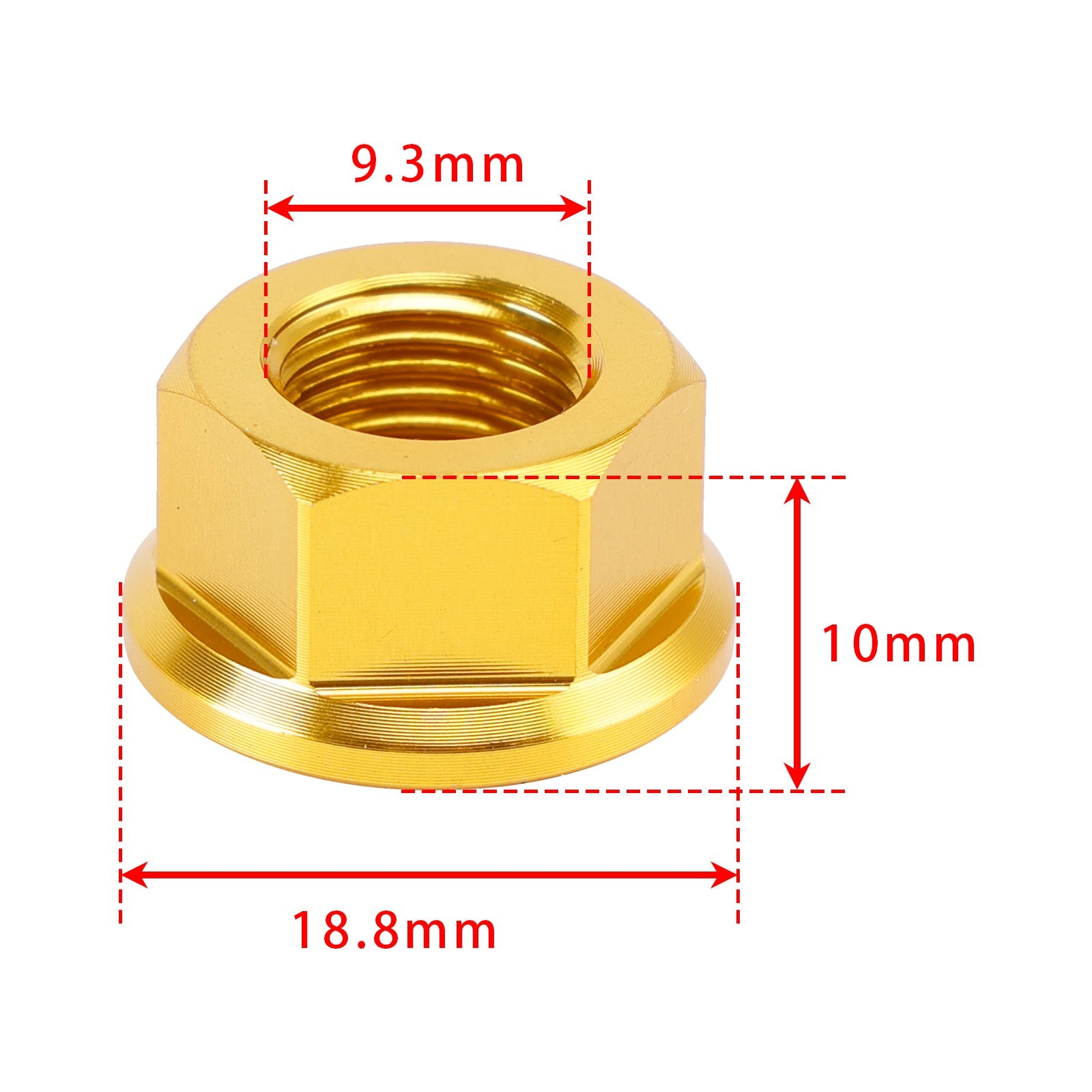 6x Rear Sprocket Nuts M10 x 1mm For Ducati Panigale V2 V4 V4S 1199 1299 12-24