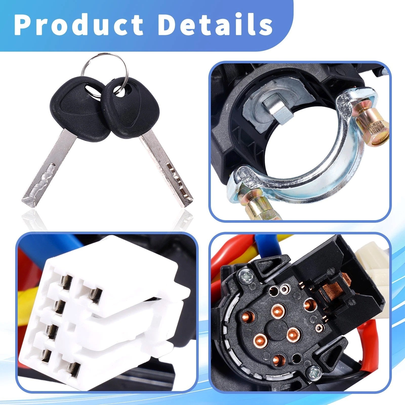 2015-2019 Hyundai Sonata Ignition Lock Start Barrel Set Assembly 81905C2510