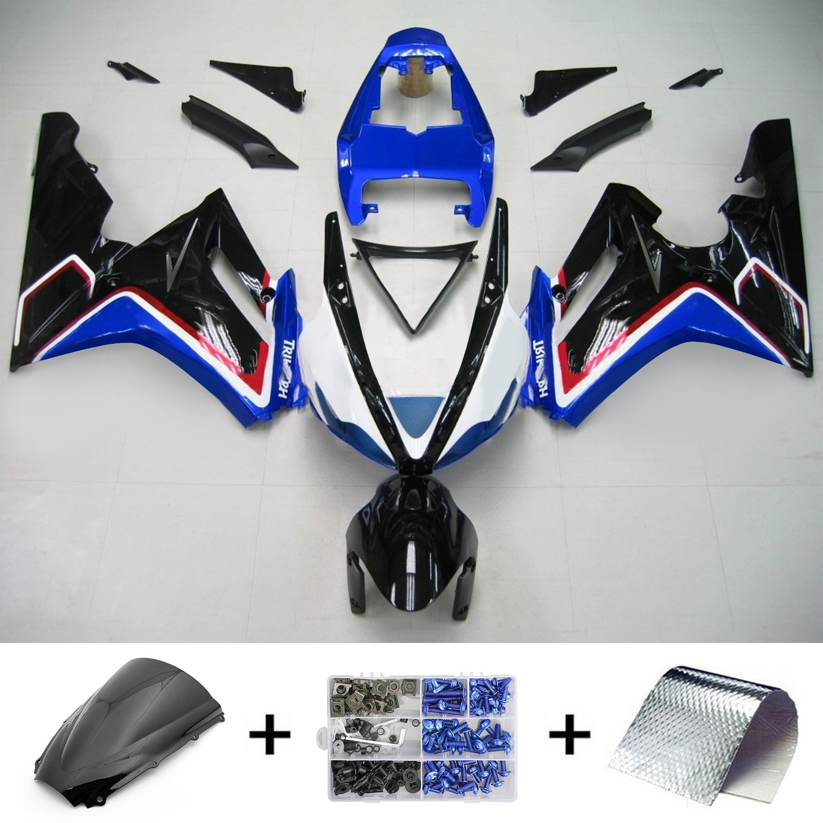 Triumph Daytona 675 2006-2008 Fairing Kit Bodywork Plastic ABS