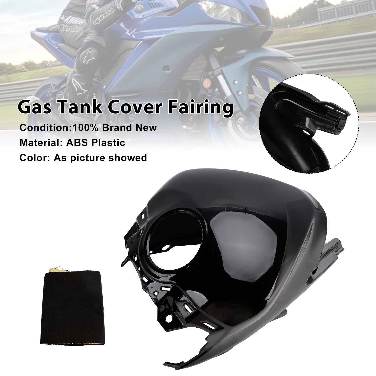 Gas Tank Cover Fairing Protector For Yamaha YZF-R3 R25 2025-2026
