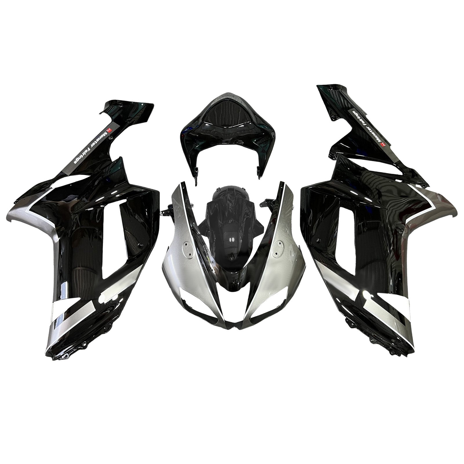 Injection Fairing Kit Bodywork Plastic ABS fit For Kawasaki ZX6R 636 2007-2008