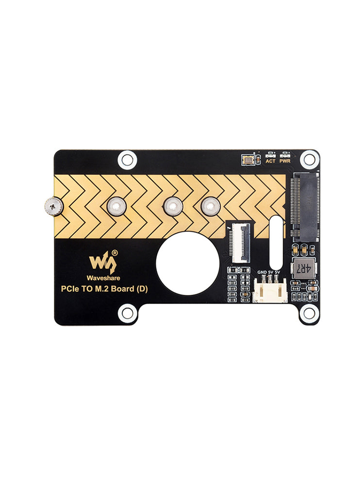 PCIE to M.2 Rotor 8Gbps Transmission Raspberry Pi5 Expansion Board M.2 Interface
