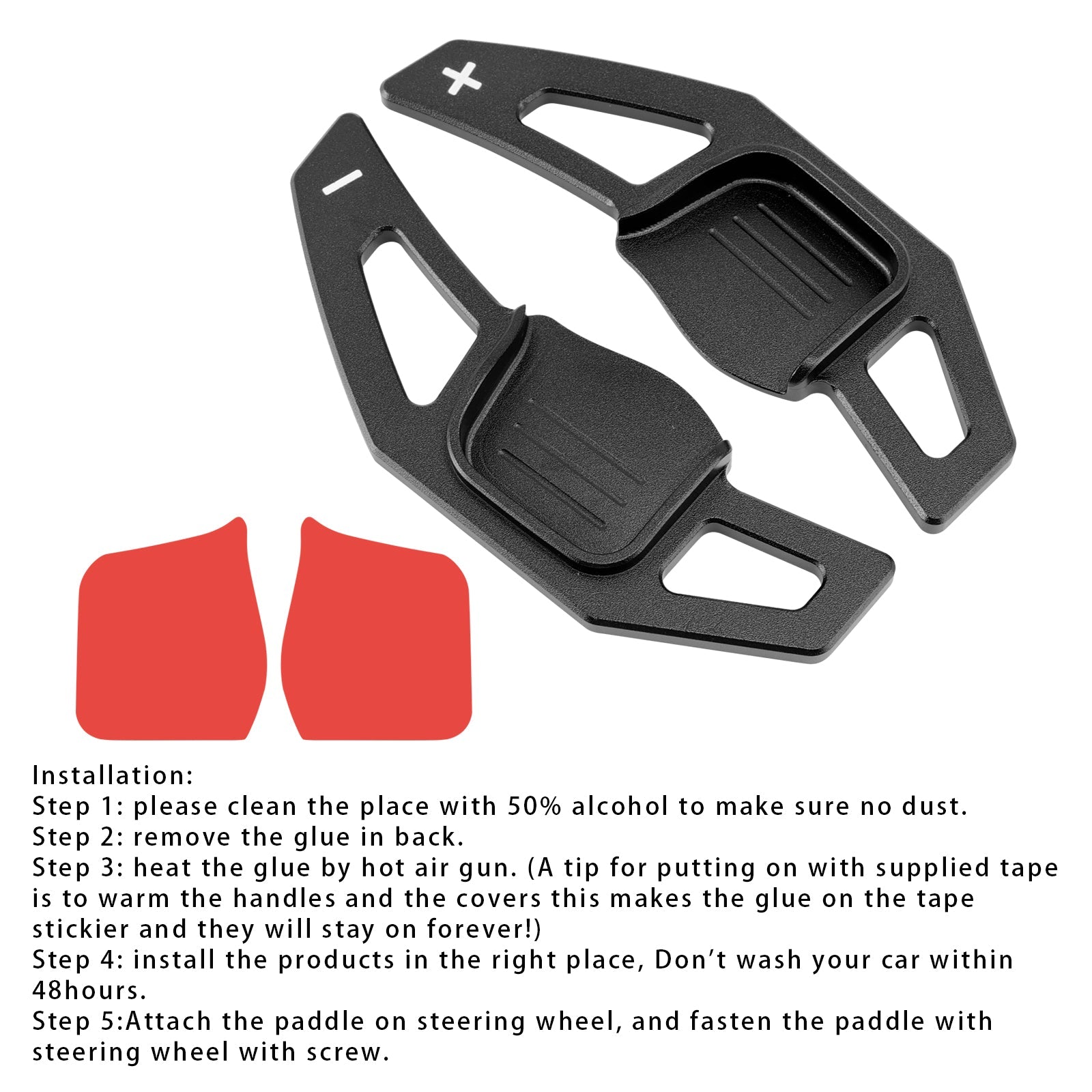 Steering Wheel Paddle Shifter Extension For Kia Forte Cadenza Aluminium