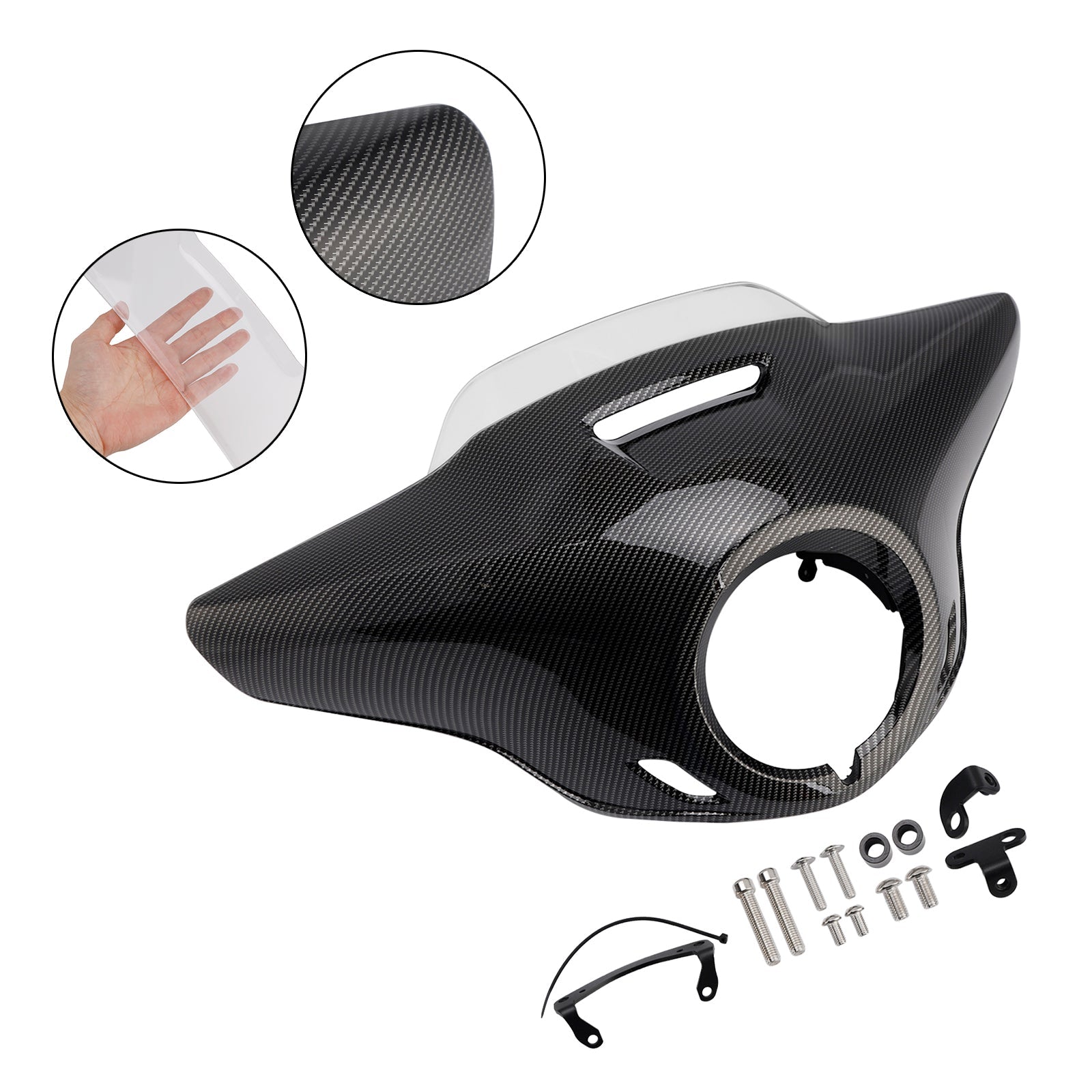 2021-2024 HONDA CM300 CM500 Windshield WindScreen Headlight Fairing