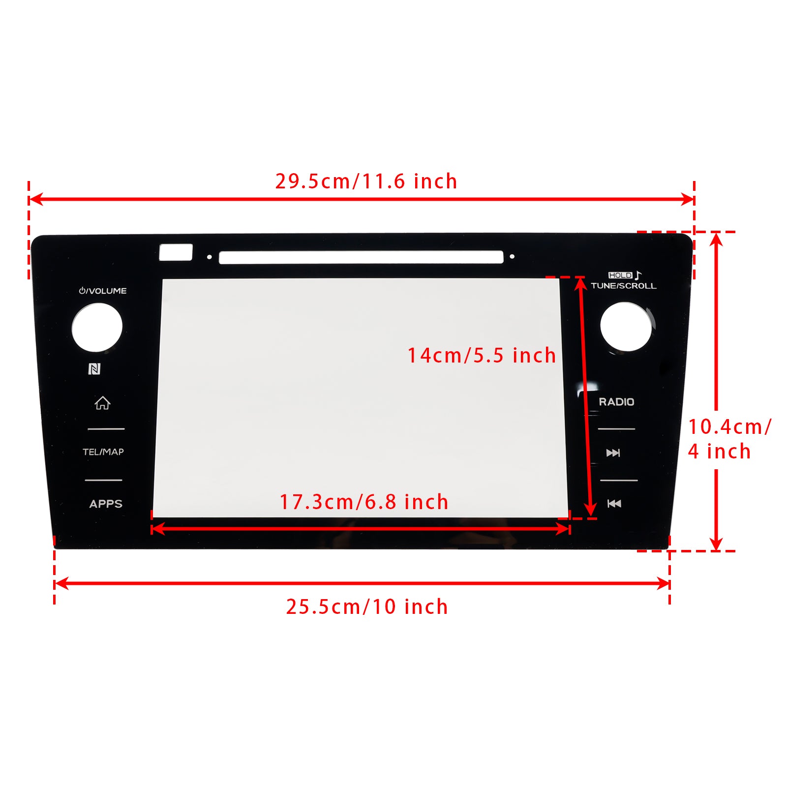 2018-2019 Subaru Legacy Outback Radio Replacement Touch-Screen Digitizer HK-SC-1