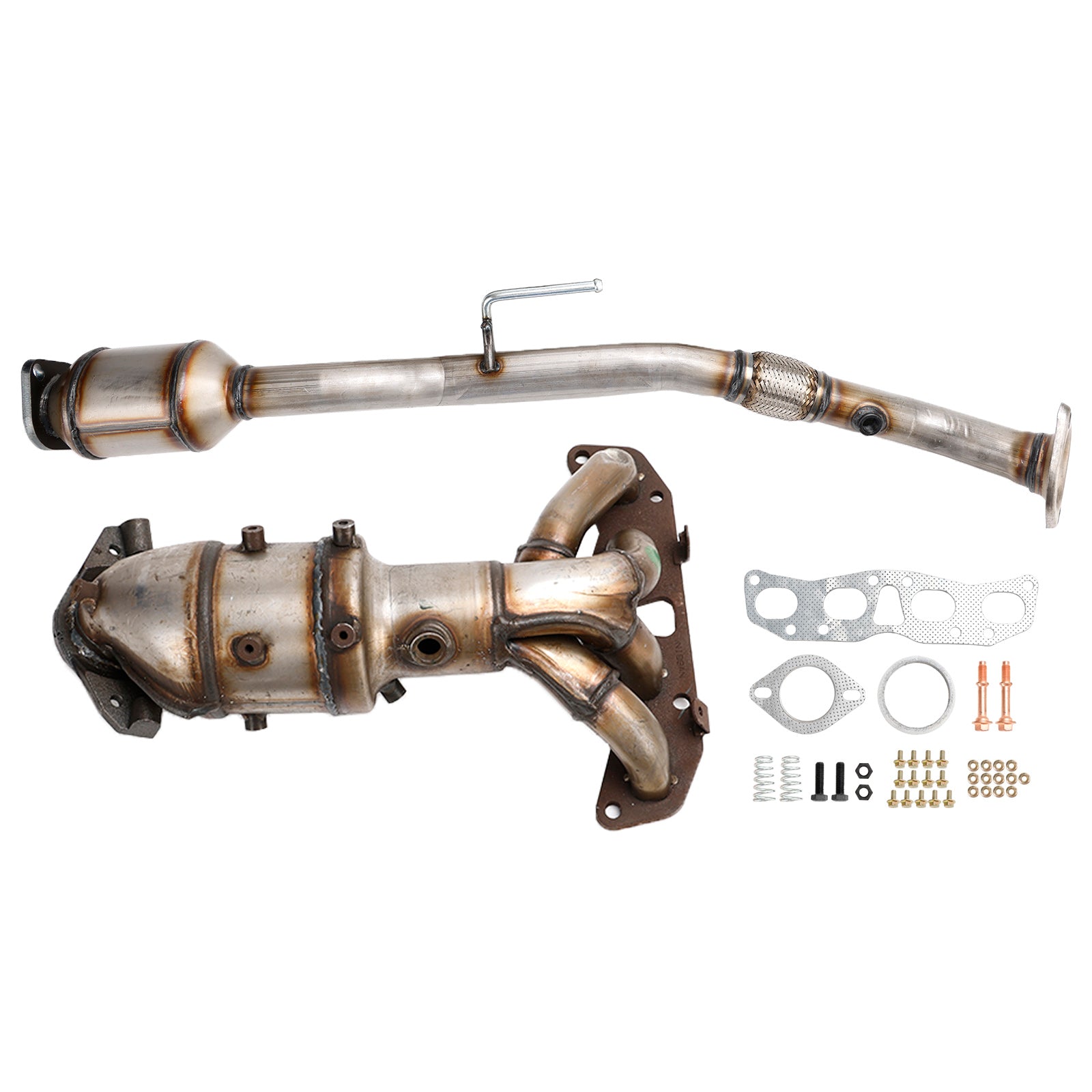 Pair Front Rear Catalytic Converter For 02-06 Nissan Altima 2.5L Direct Fit