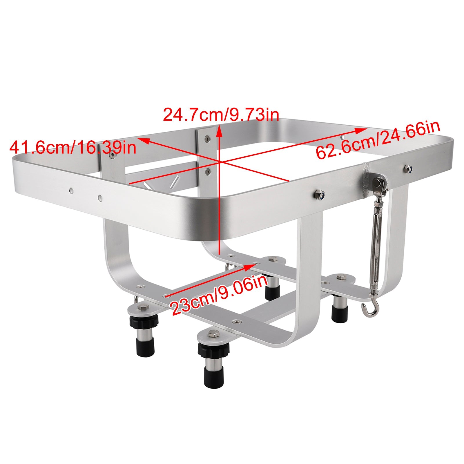 For Most Golf Cart Models Cargo Rack Cooler Bracket Fuel Can Mounts