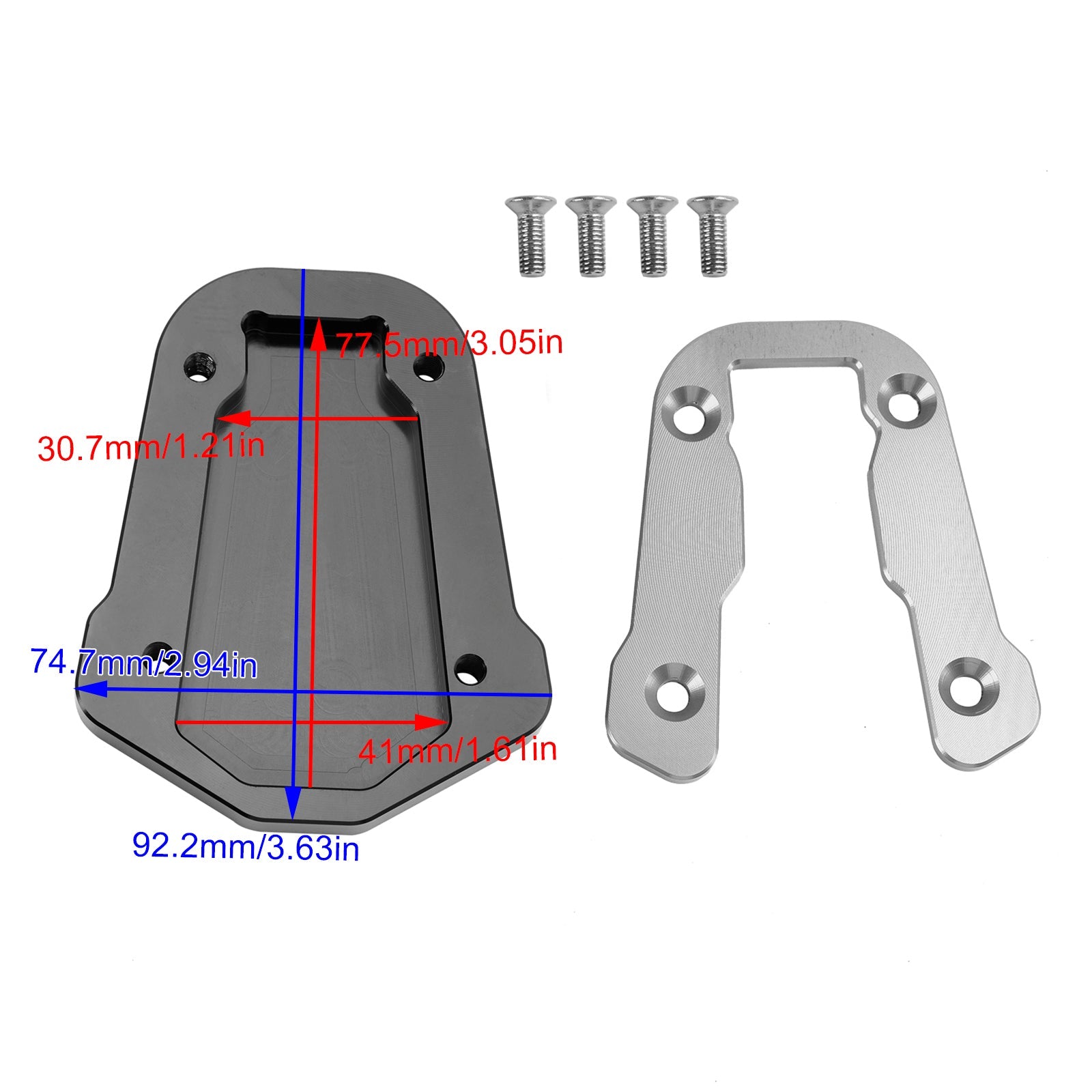 HONDA CRF300L 2021-2023 Kickstand Enlarge Plate Pad