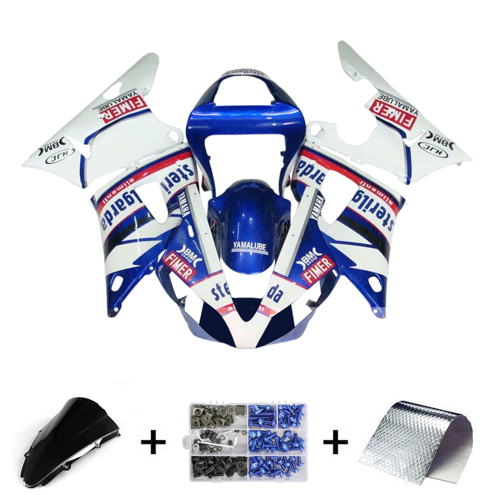 Yamaha YZF 1000 R1 2000-2001 Fairing Kit Bodywork Plastic ABS