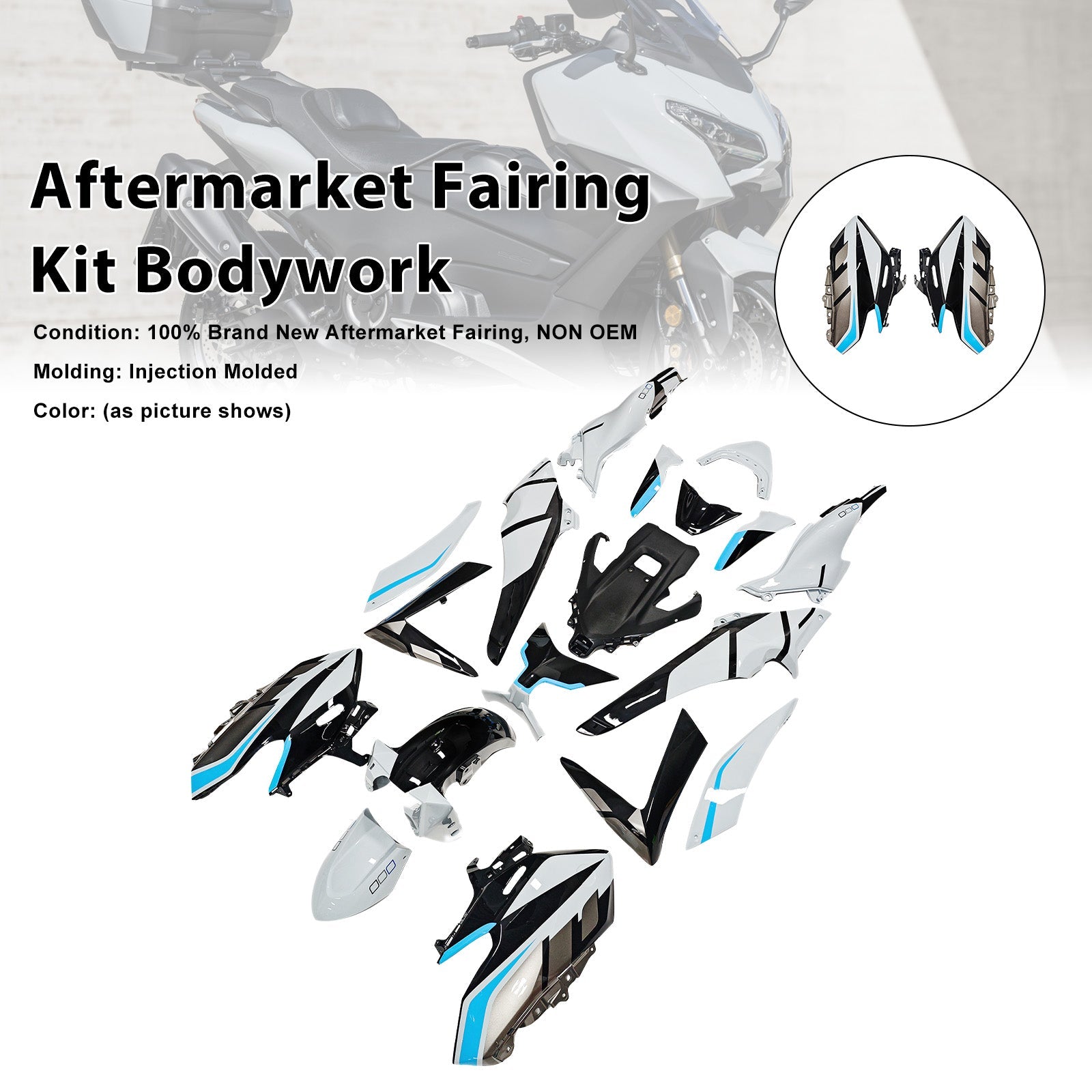 2025-2026 for Yamaha TMAX560 Injection Bodywork Fairing Kit