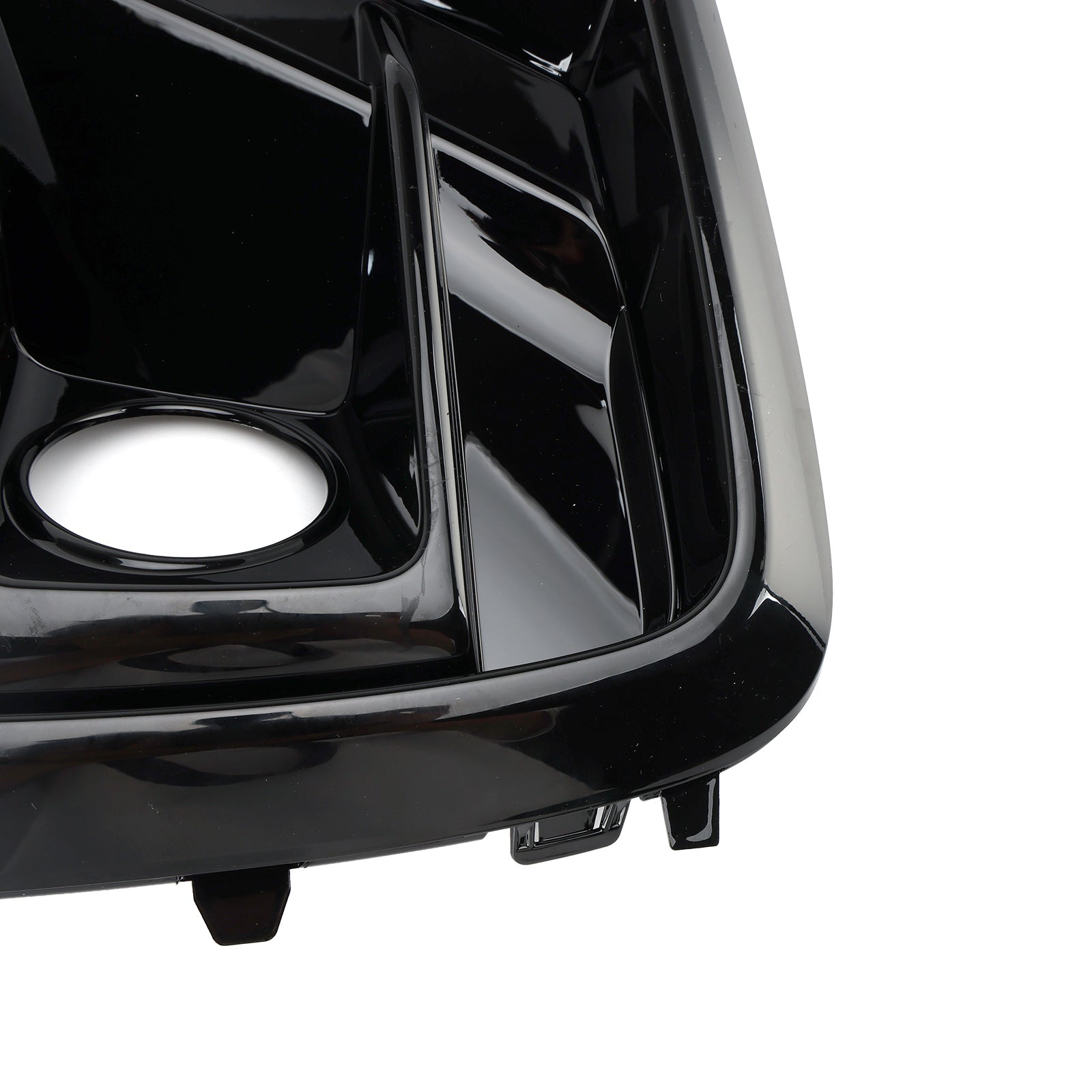 2021-2025 Audi Q5 SQ5 S-Line Black Front Fog Lamp Grille Grill Cover