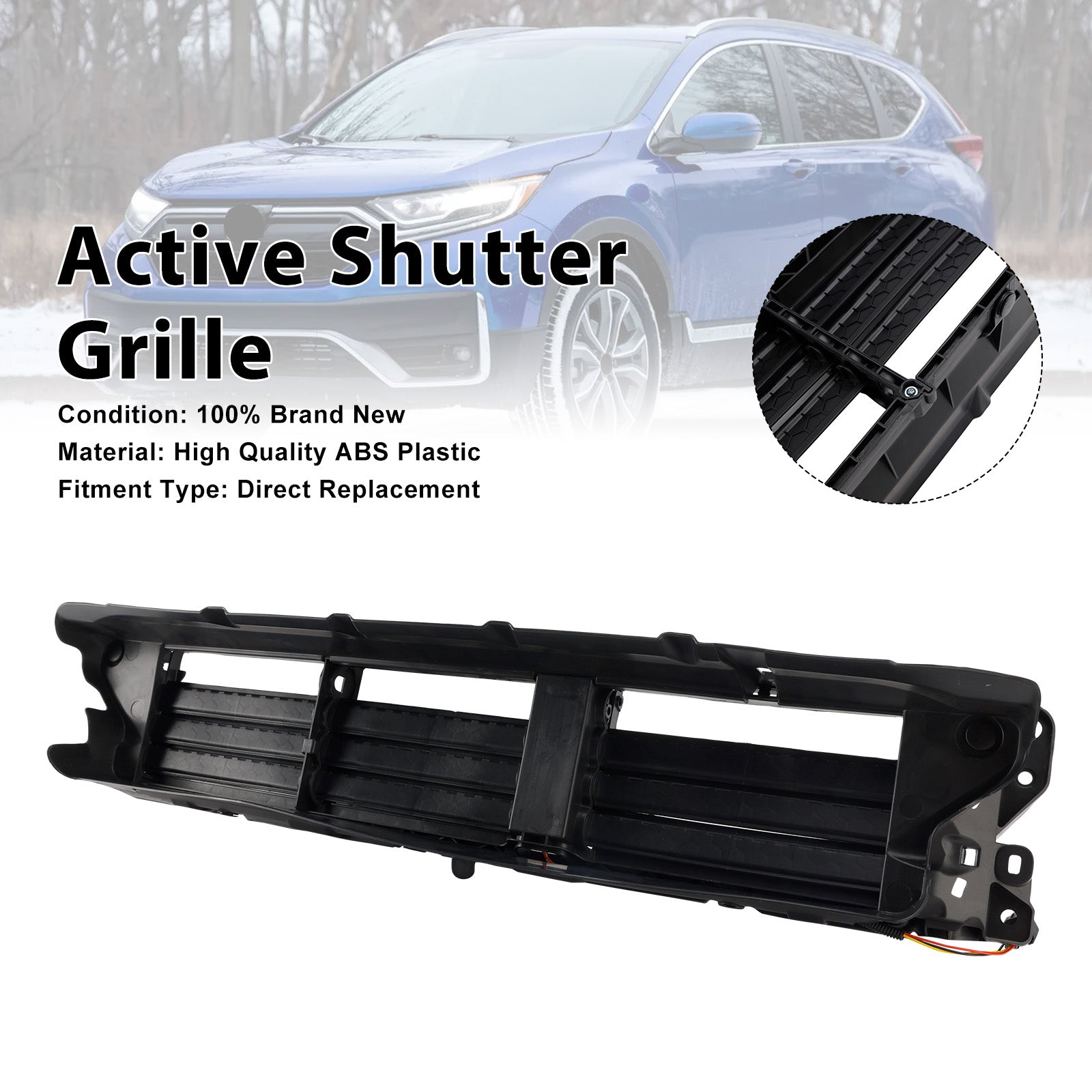Lower Active Grille Shutter 71350TLAA01 Fit Honda CR-V 2017-2020 HO1206101