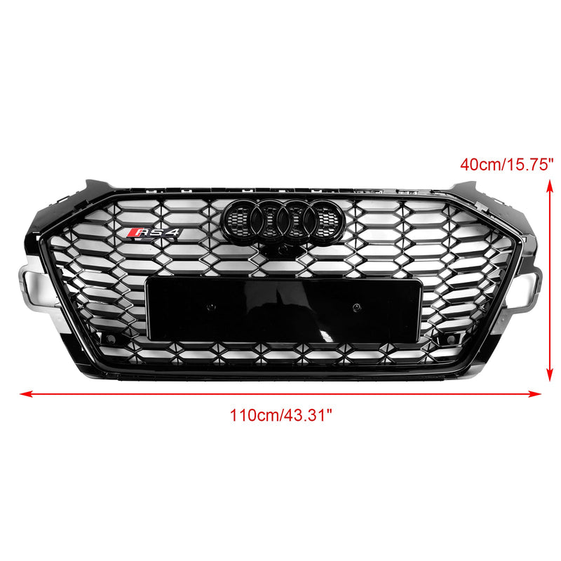أودي A4 S4 B9.5 2020-2022 RS4 Style Front Bumper Grill Grille 8W0853651D